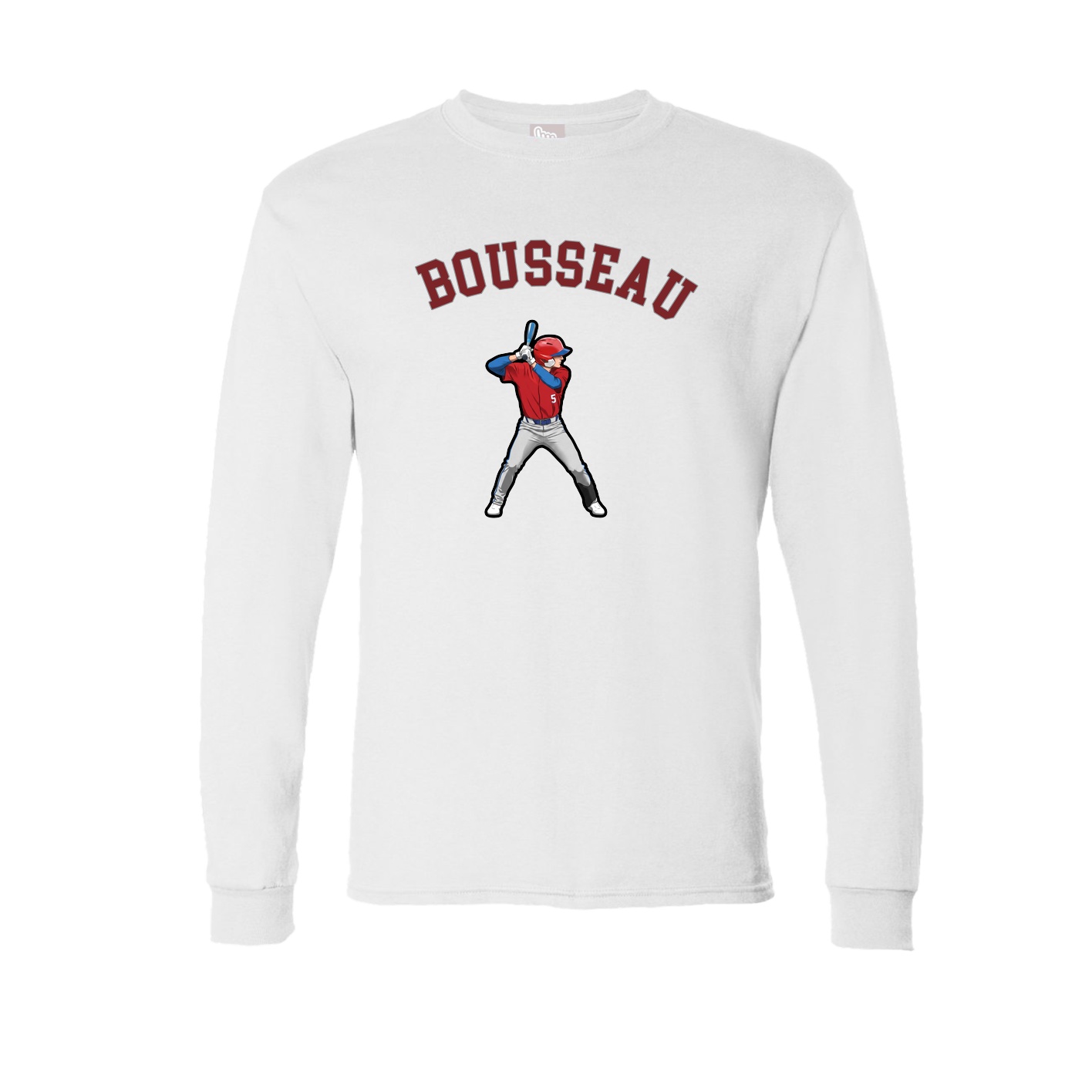Long Sleeve Tee — Shirsey Arch in White
