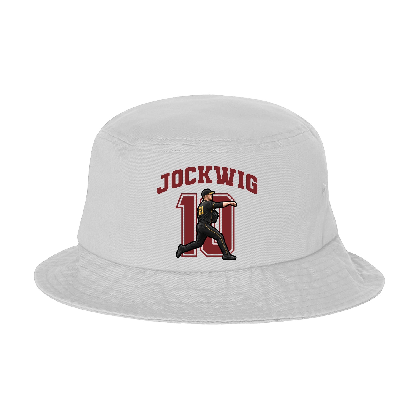 Bucket Cap — Number in White