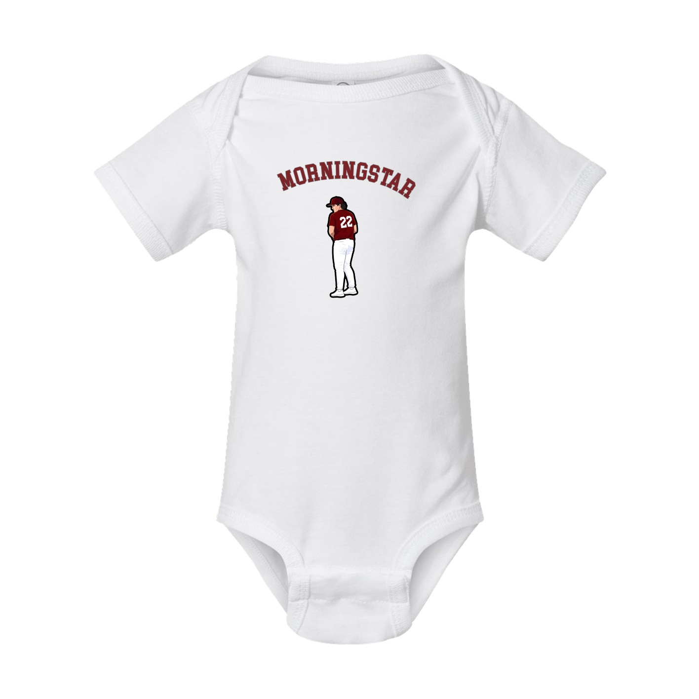 Baby Onesie — Shirsey Arch in White