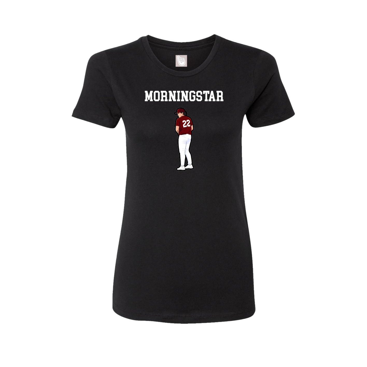 Fitted Women's Tee — Shirsey in Black