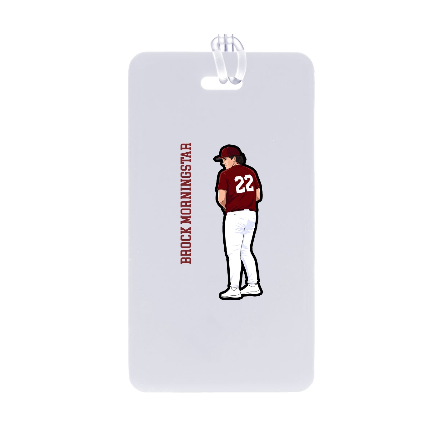 Bag Tag — Name Vertical in Classic