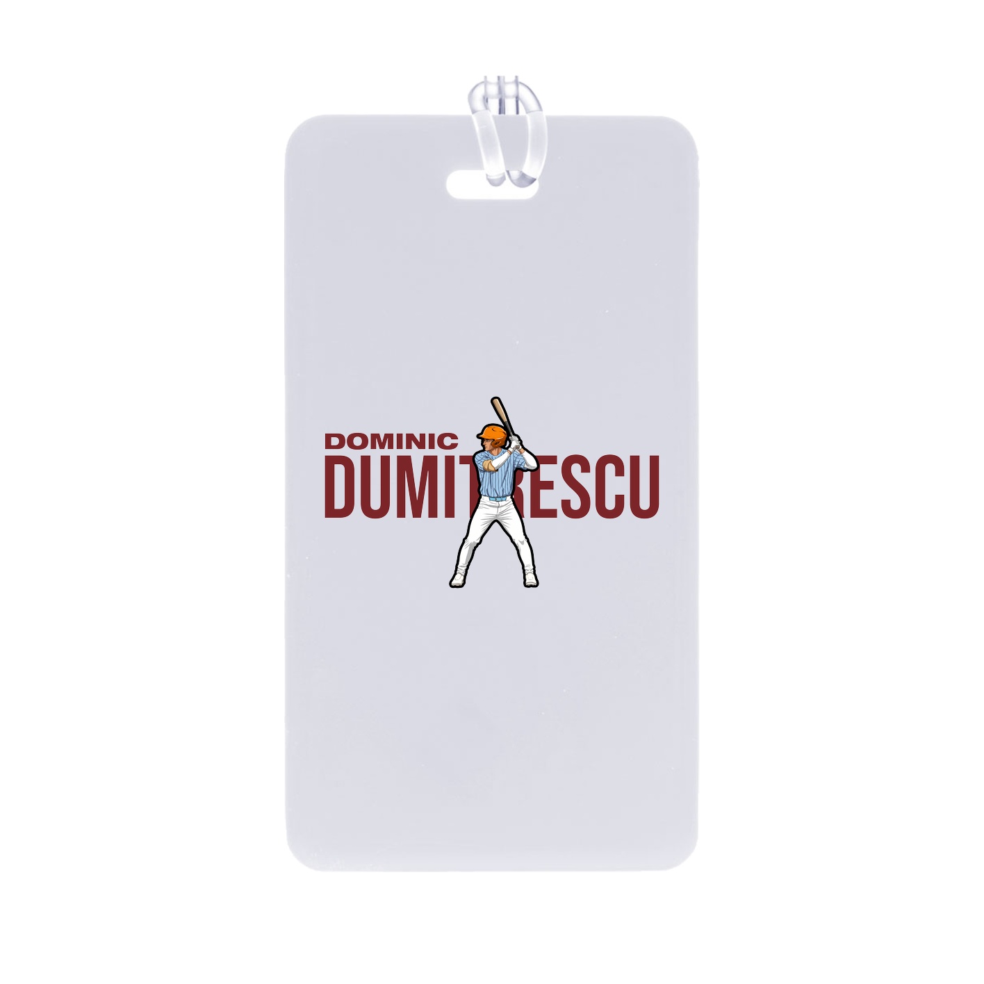 Bag Tag — Player Name in Classic