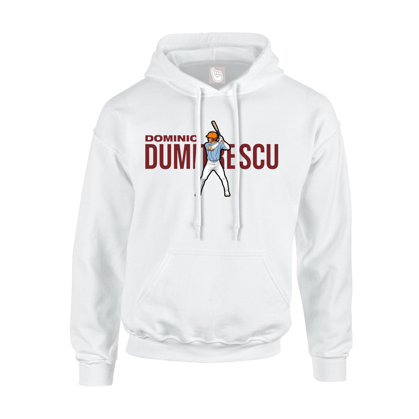 Hoodie — Player Name in White