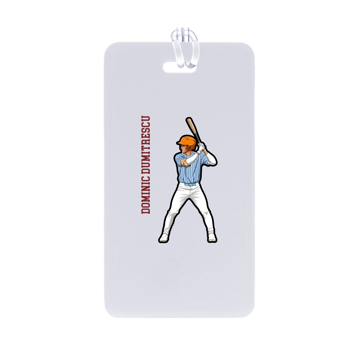 Bag Tag — Name Vertical in Classic