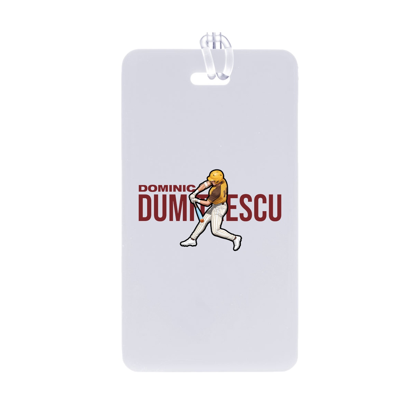 Bag Tag — Player Name in Classic