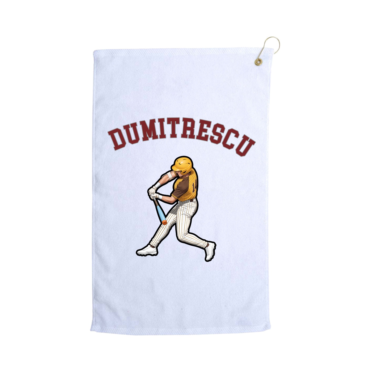 Golf Towel — Shirsey Arch in White