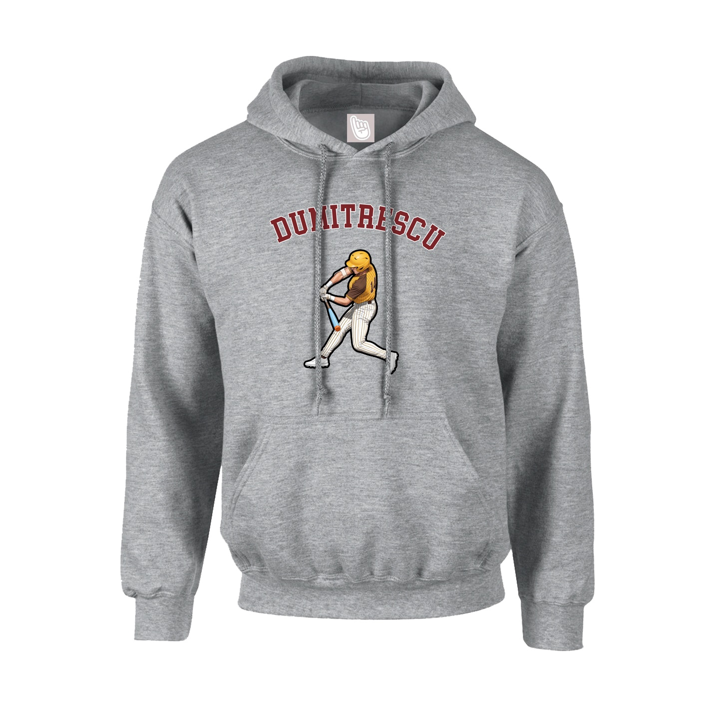 Youth Hoodie — Shirsey Arch in Grey