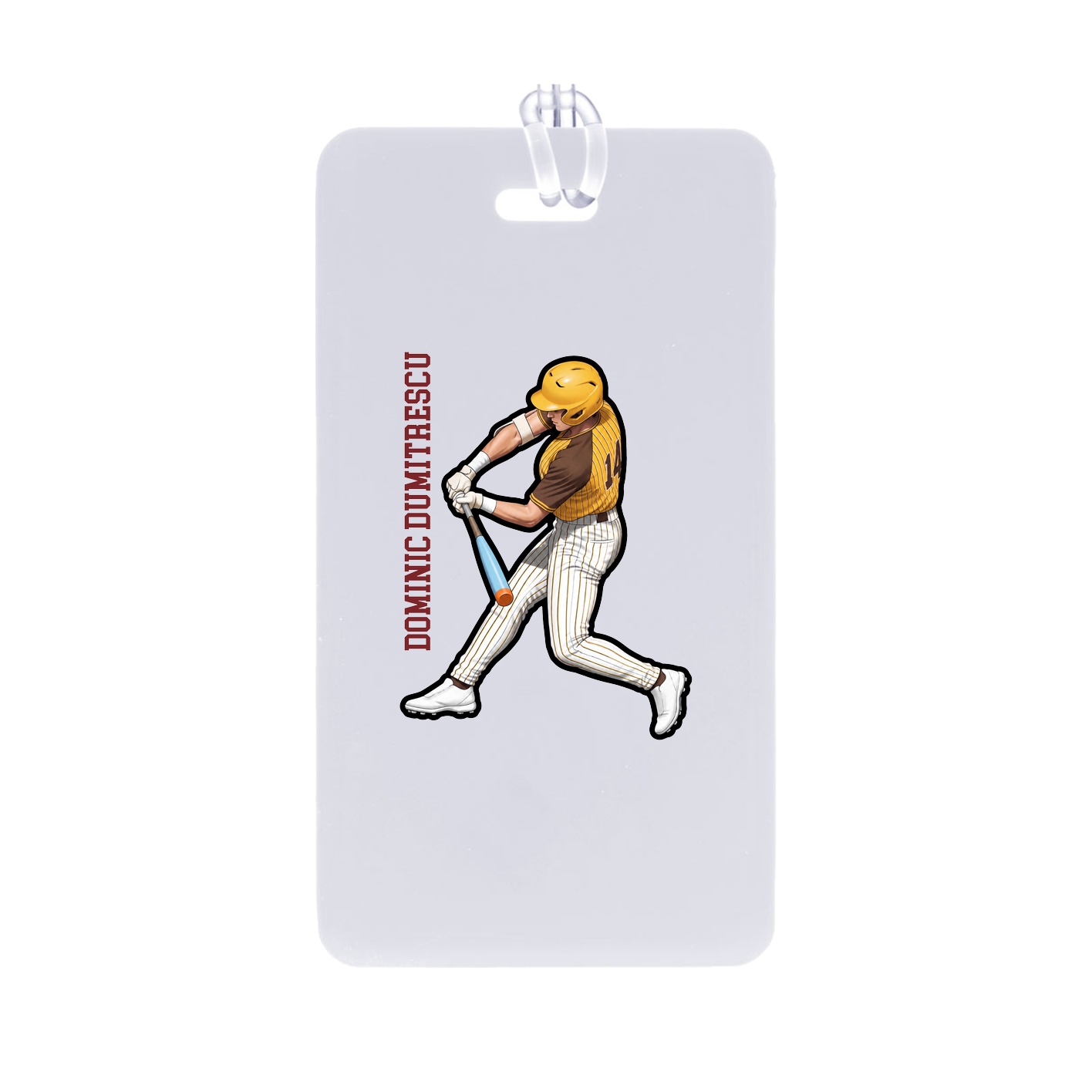 Bag Tag — Name Vertical in Classic