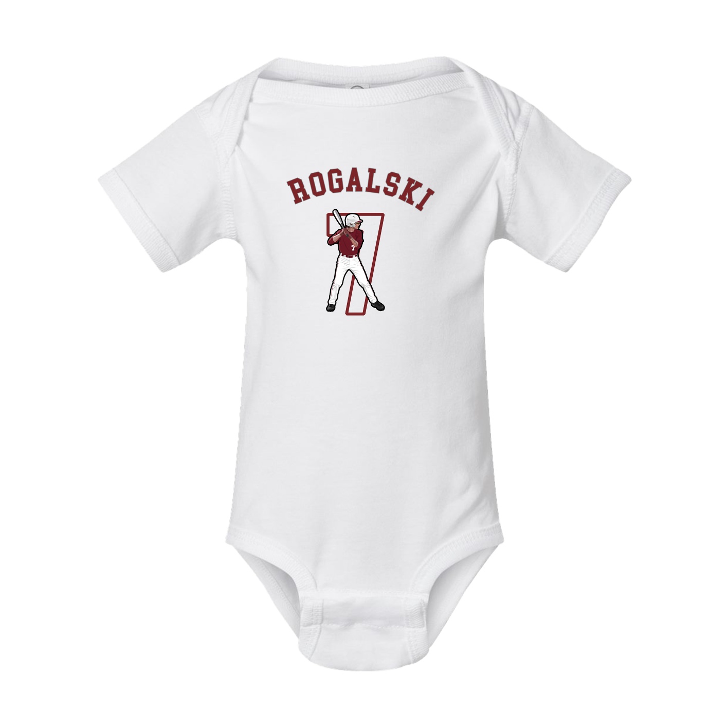 Baby Onesie — Shirsey Arch in White