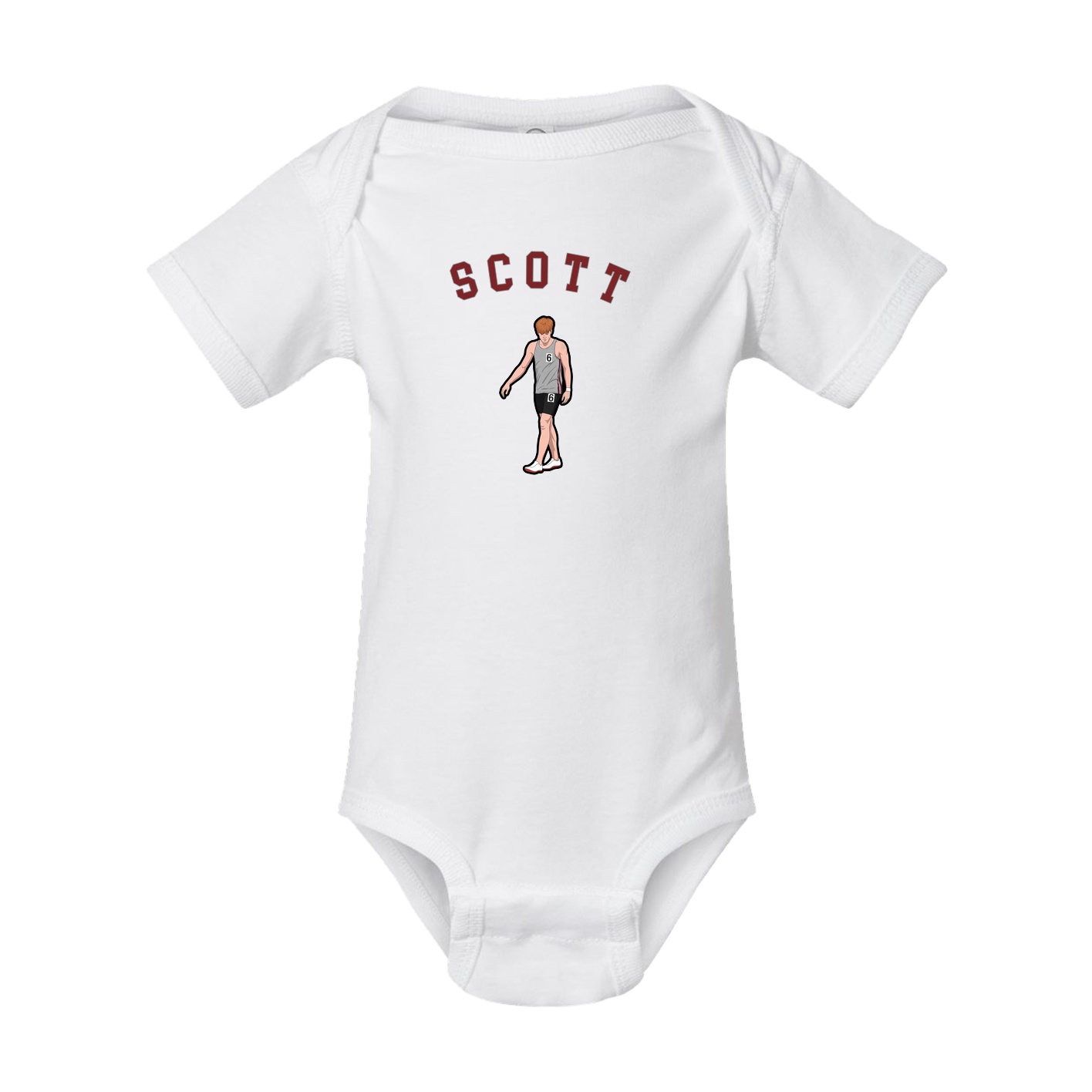 Baby Onesie — Shirsey Arch in White