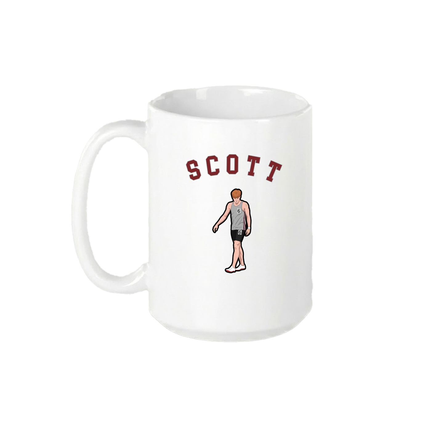 15oz Coffee Mug — Shirsey Arch in White