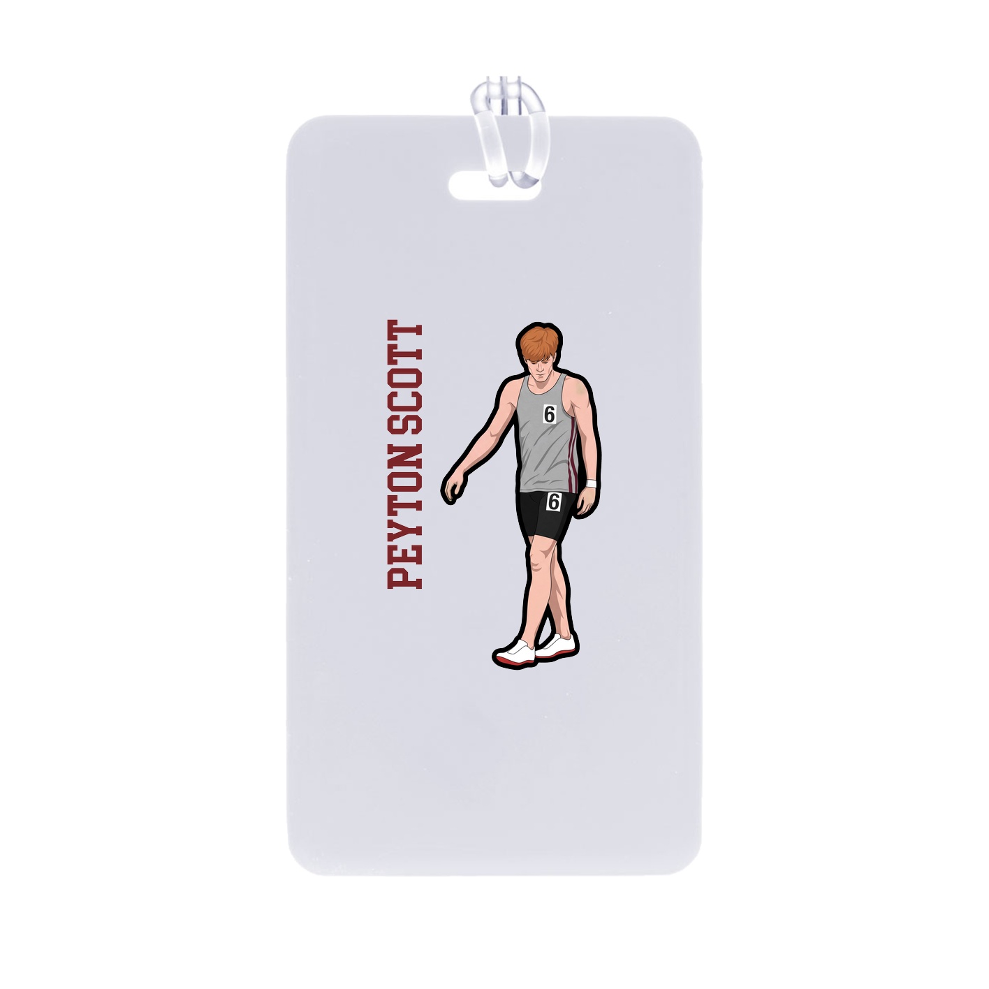 Bag Tag — Name Vertical in Classic