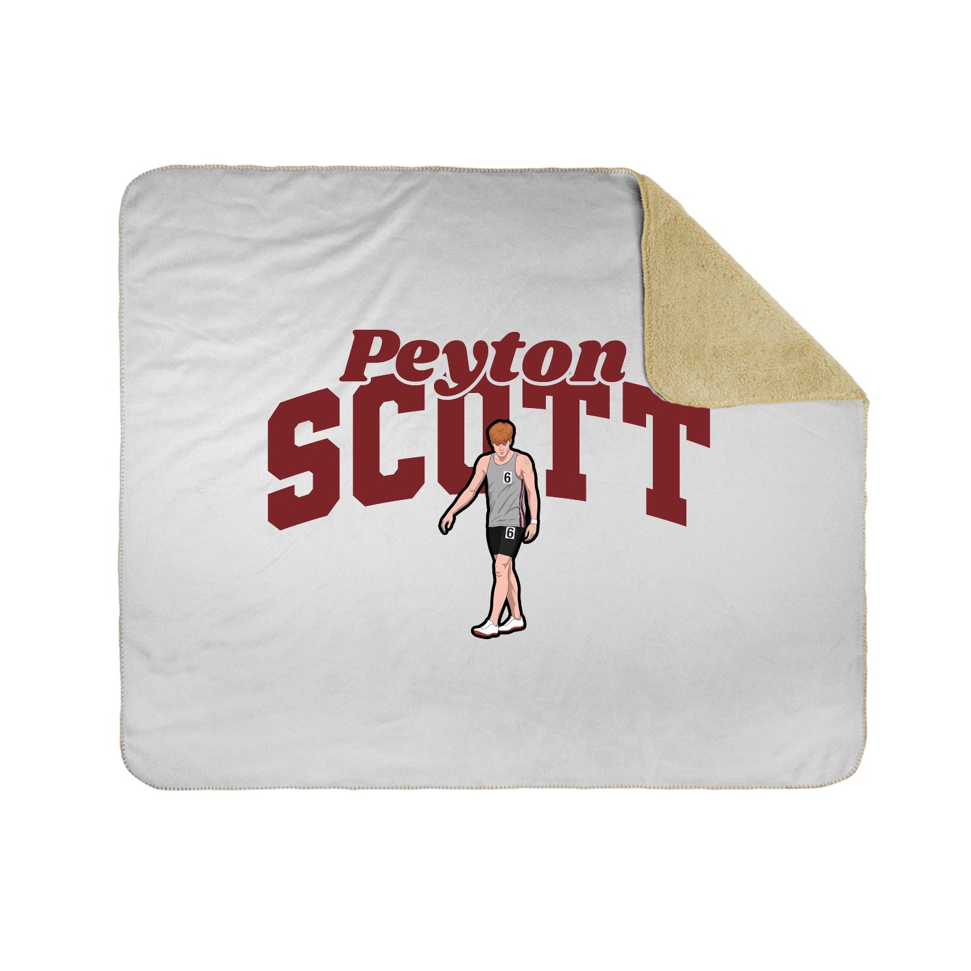 Throw Blanket — Signature Arch in White