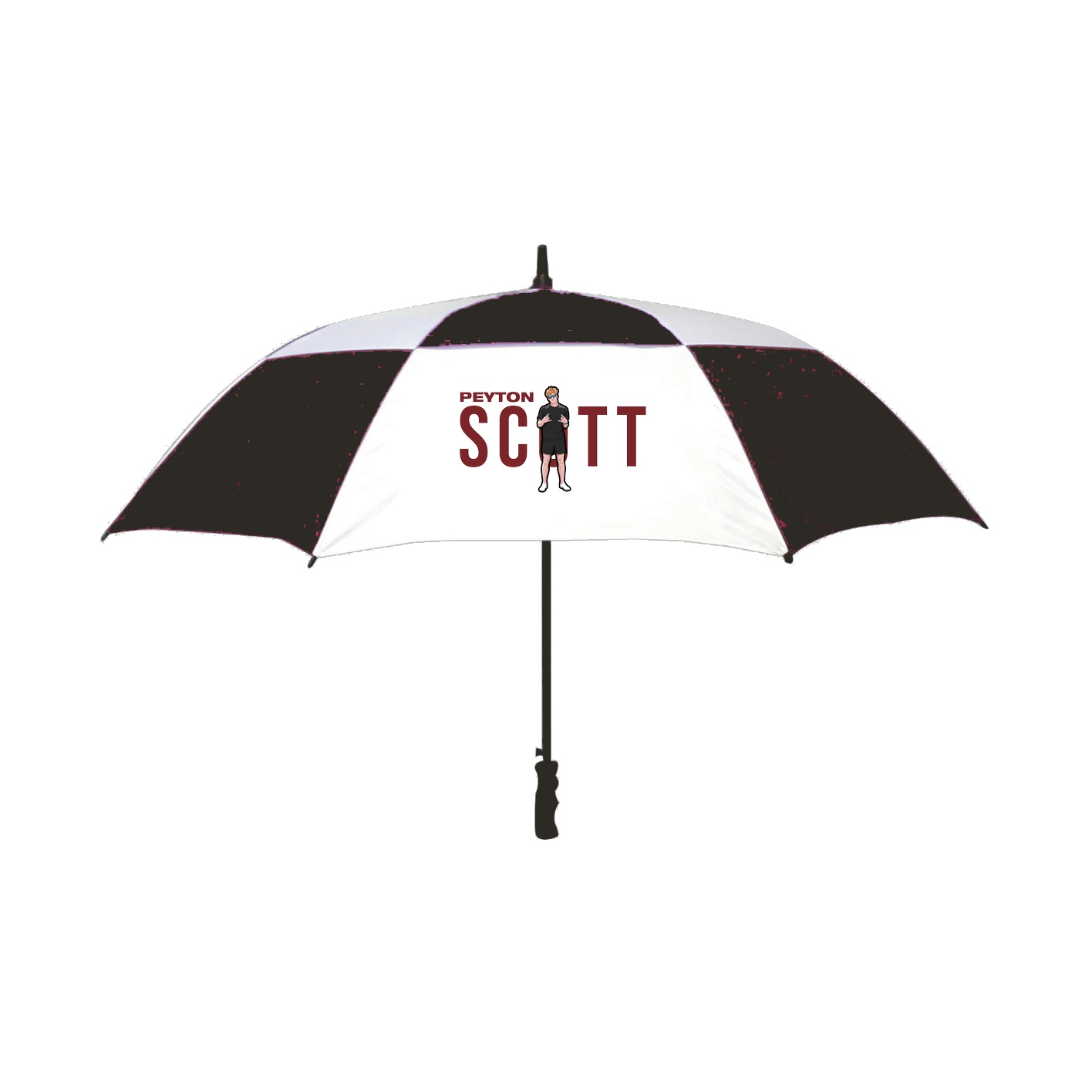 Golf Umbrella — Player Name in Black