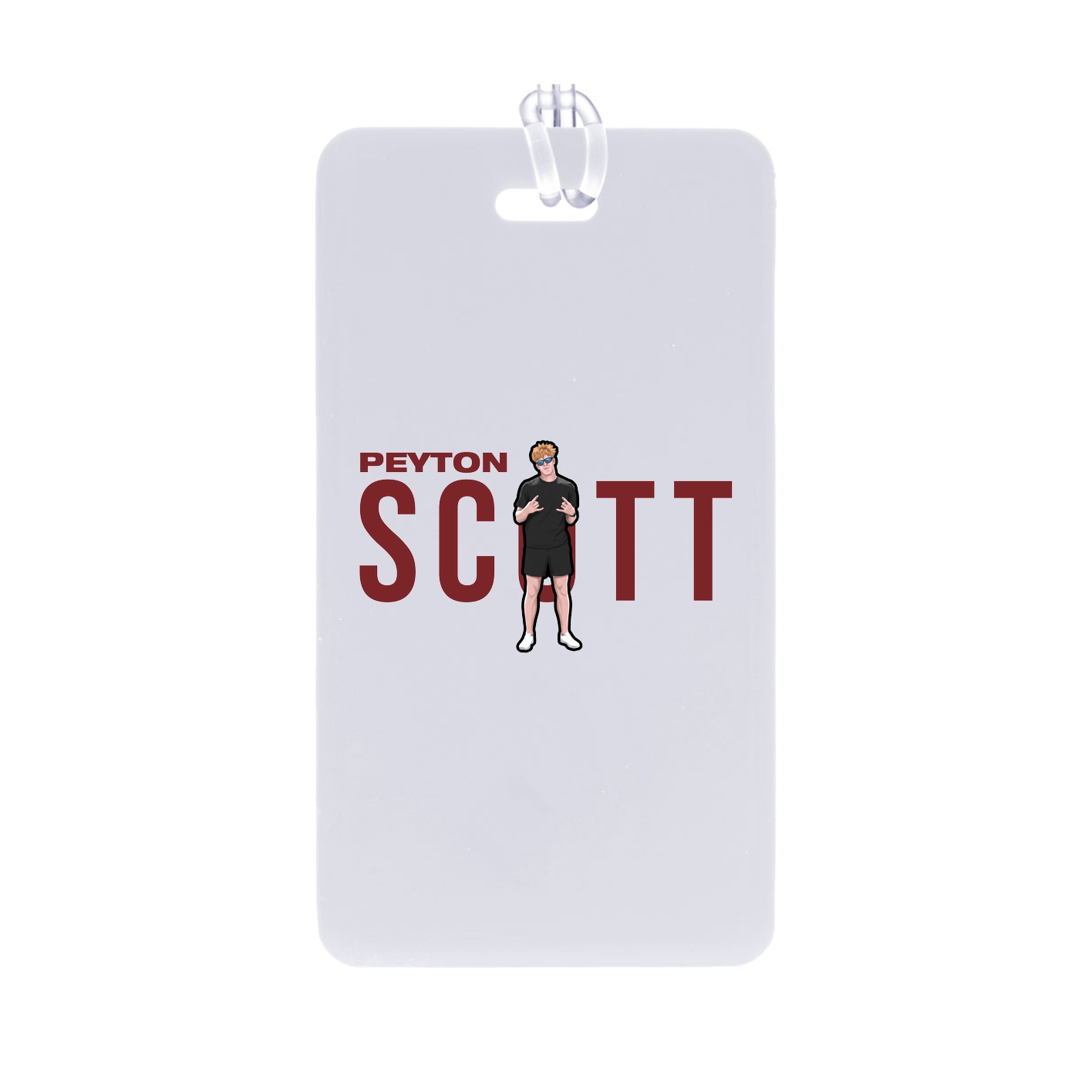 Bag Tag — Player Name in Classic