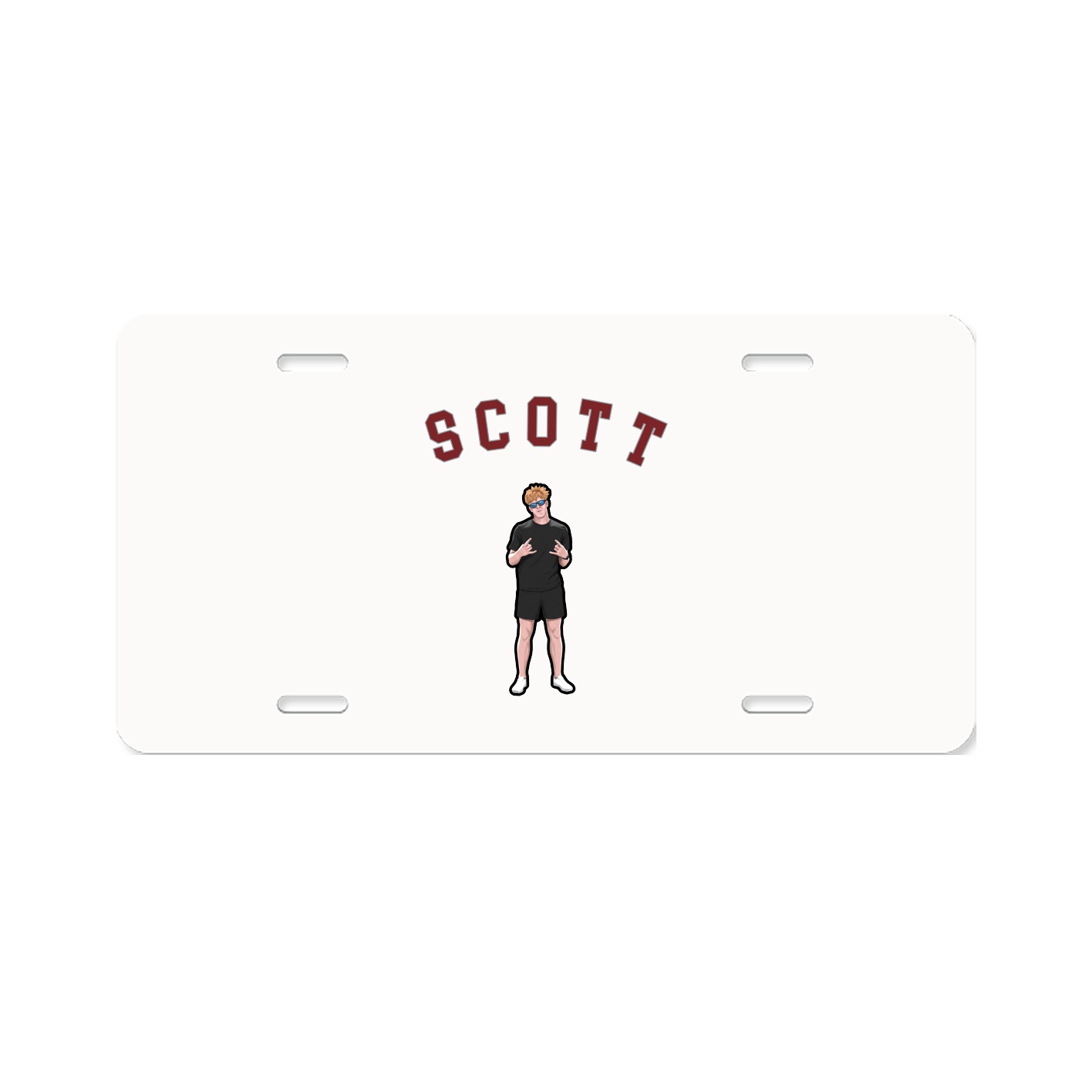 License Plate — Shirsey Arch in Classic