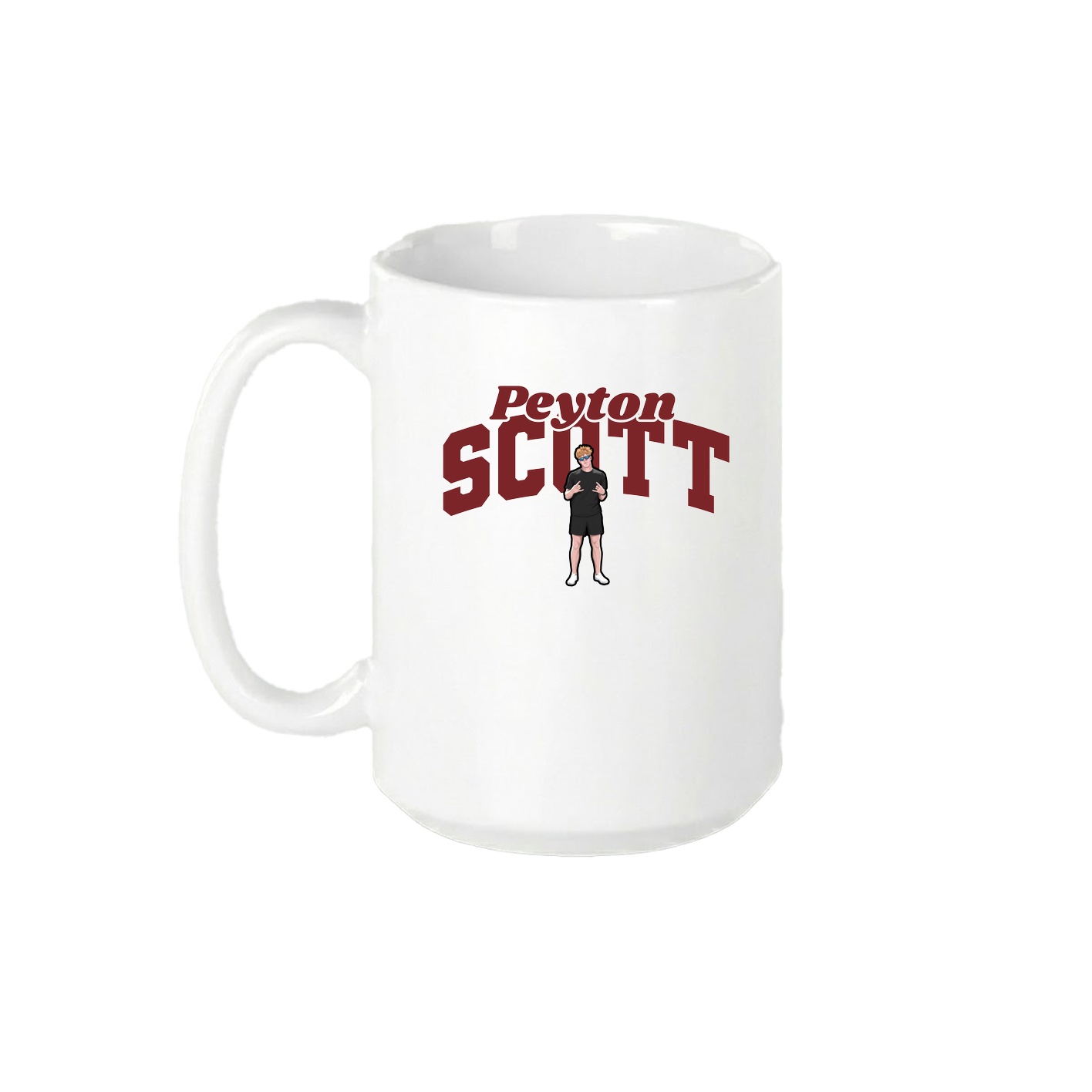 15oz Coffee Mug — Signature Arch in White