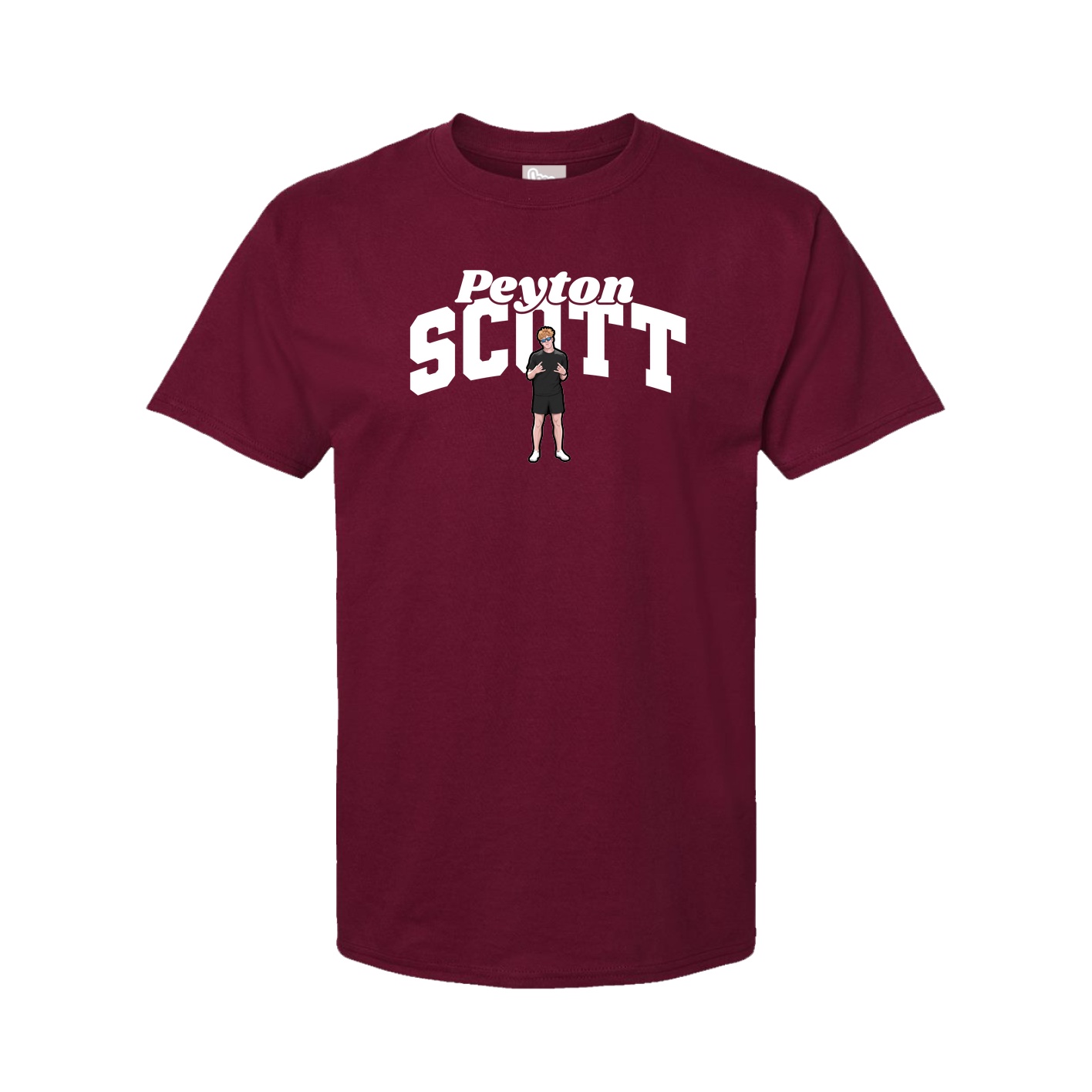 Youth Tee — Signature Arch in Cardinal
