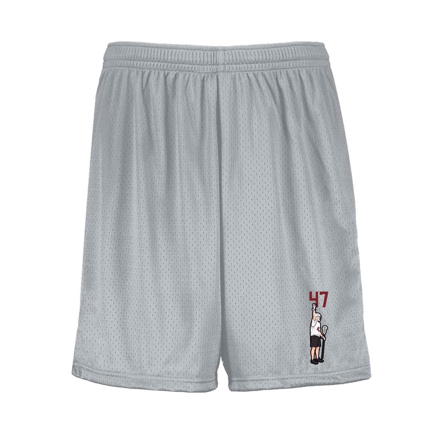Shorts — Number Top in Silver