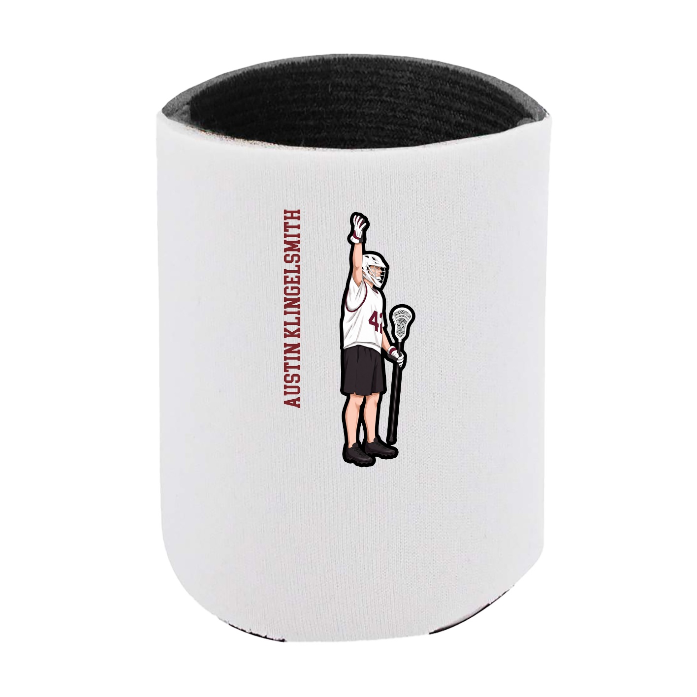 Can Holder — Name Vertical in White