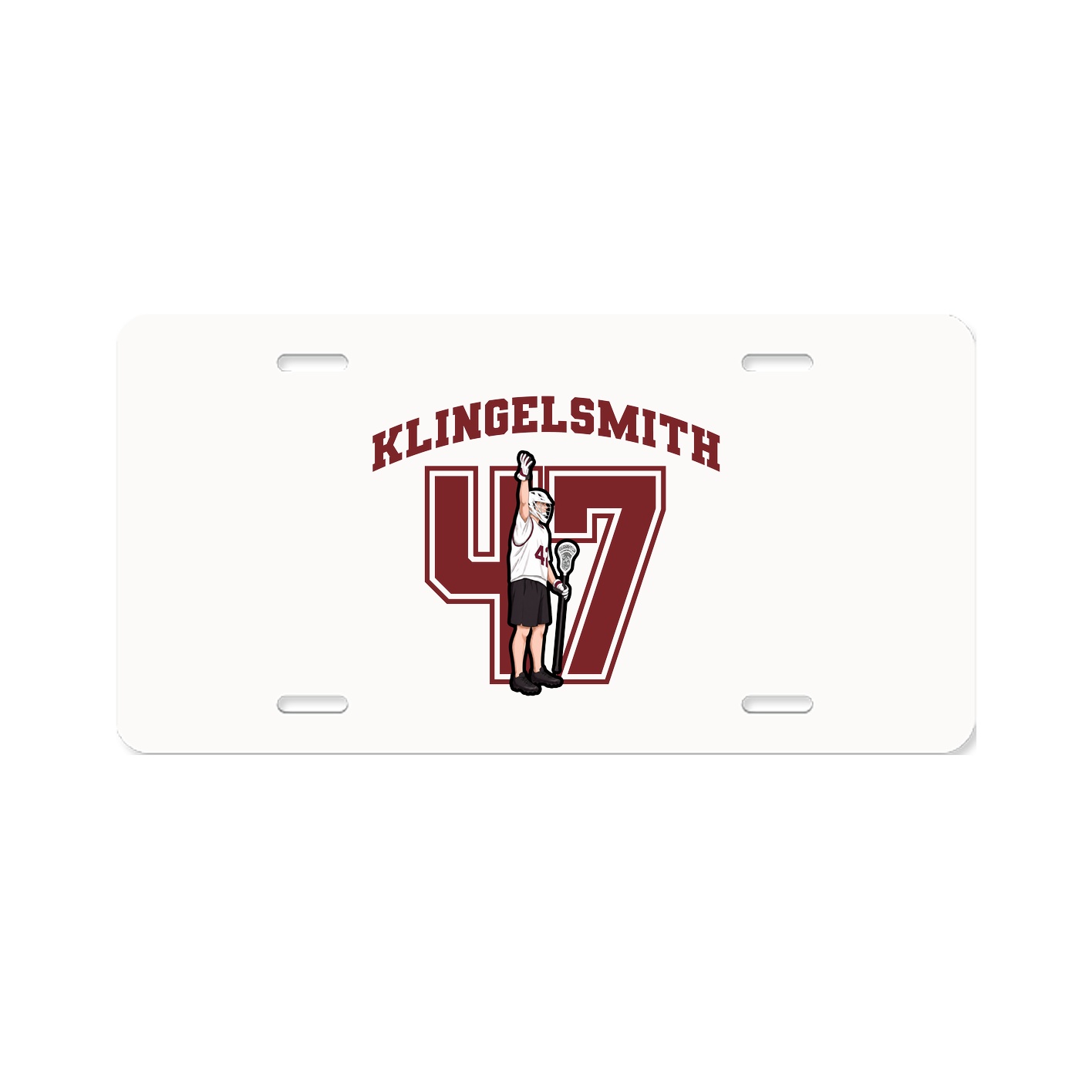License Plate — Number in Classic