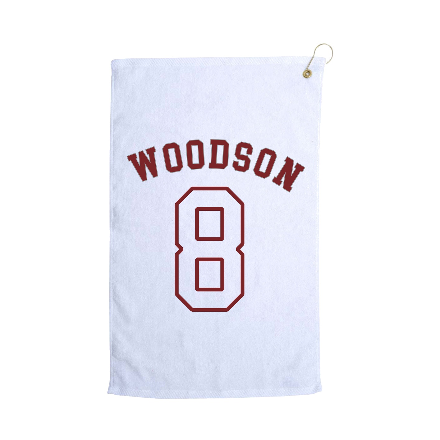 Golf Towel — Shirsey Arch in White