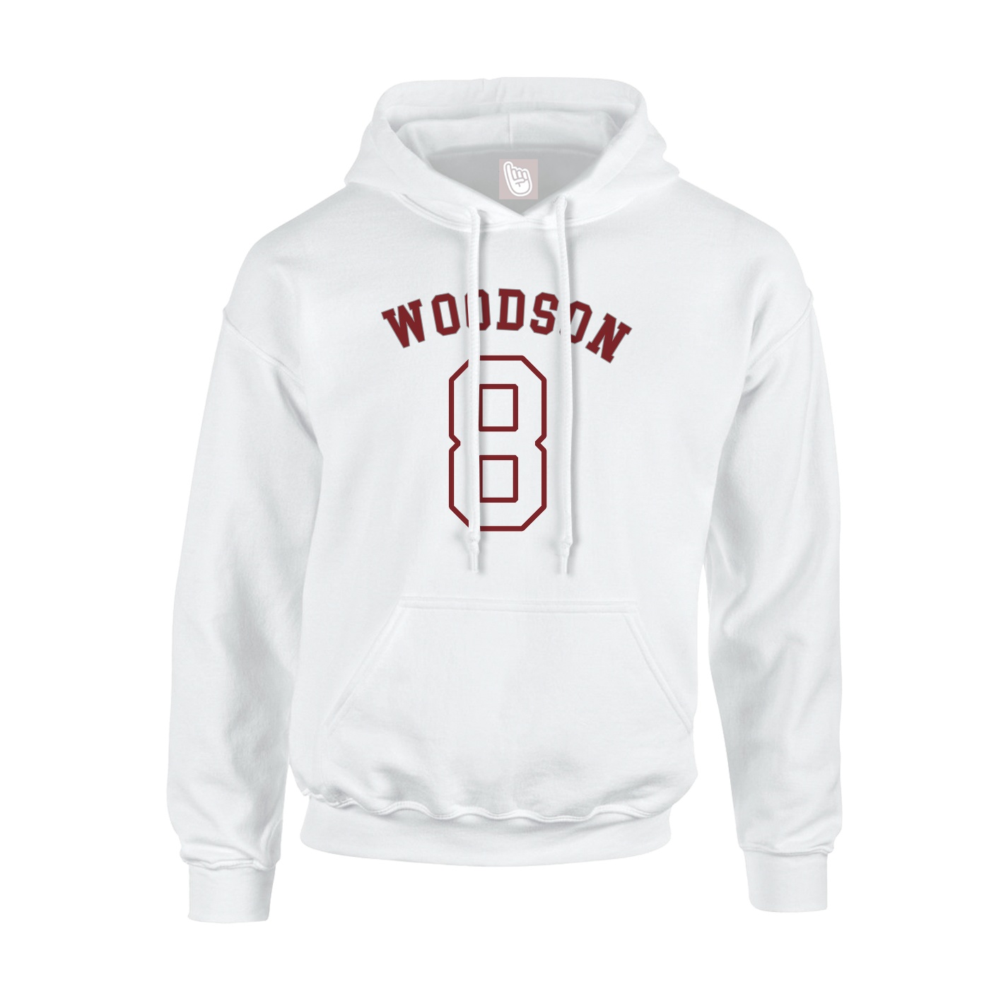 Hoodie — Shirsey Arch in White