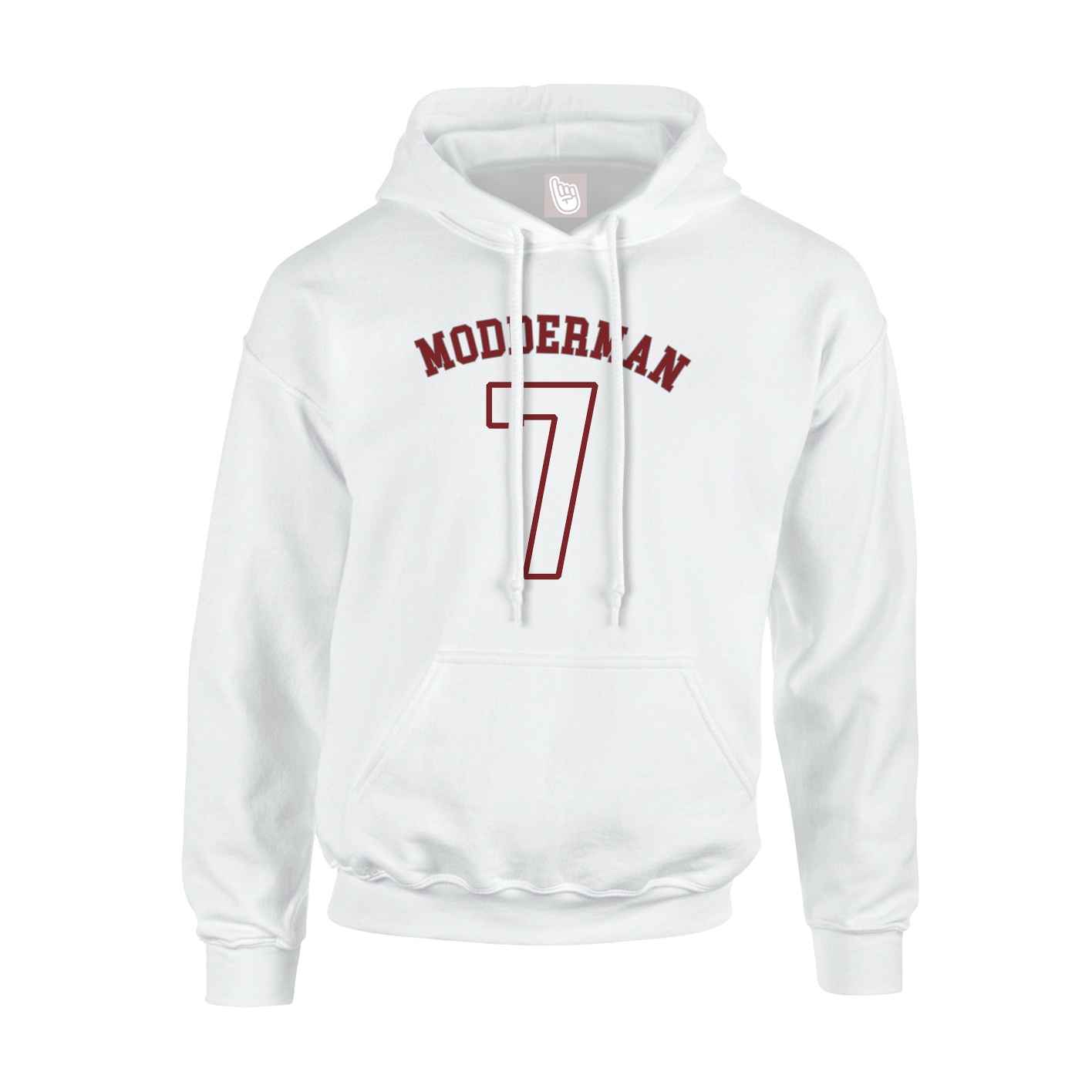 Youth Hoodie — Shirsey Arch in White