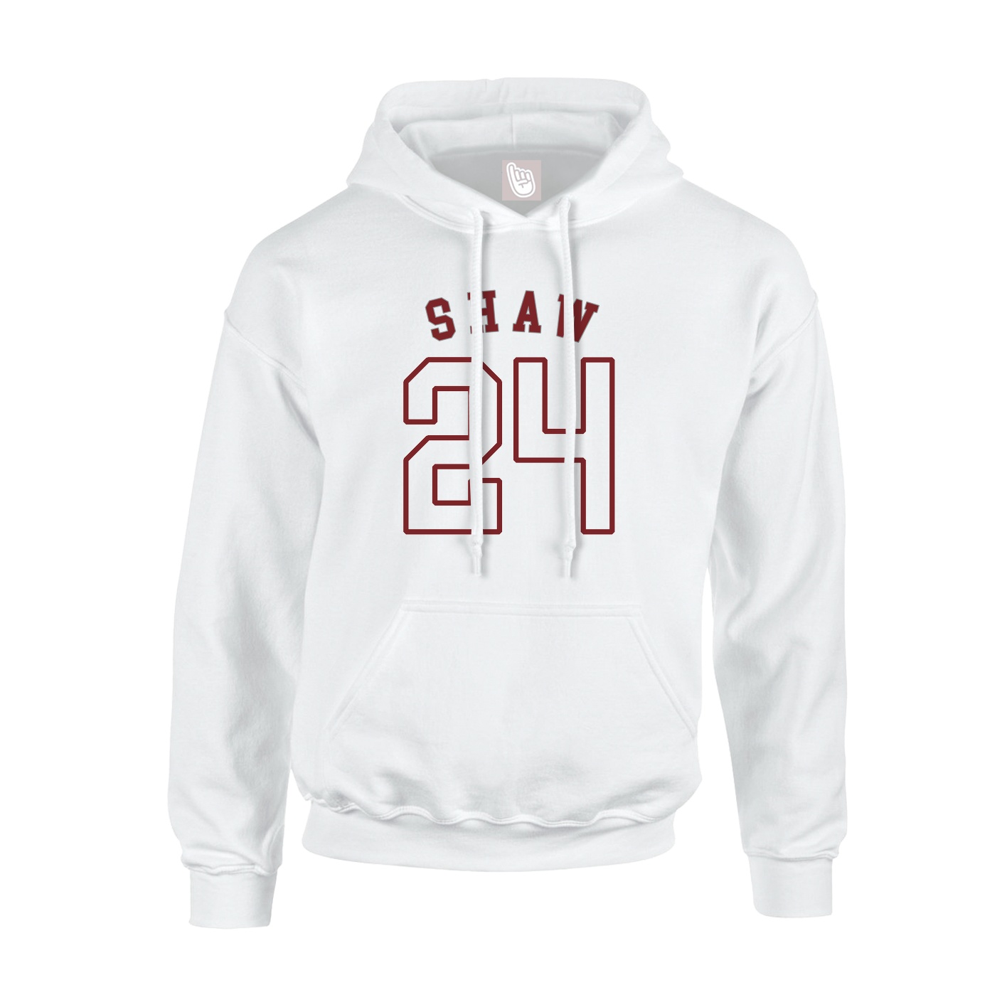 Hoodie — Shirsey Arch in White