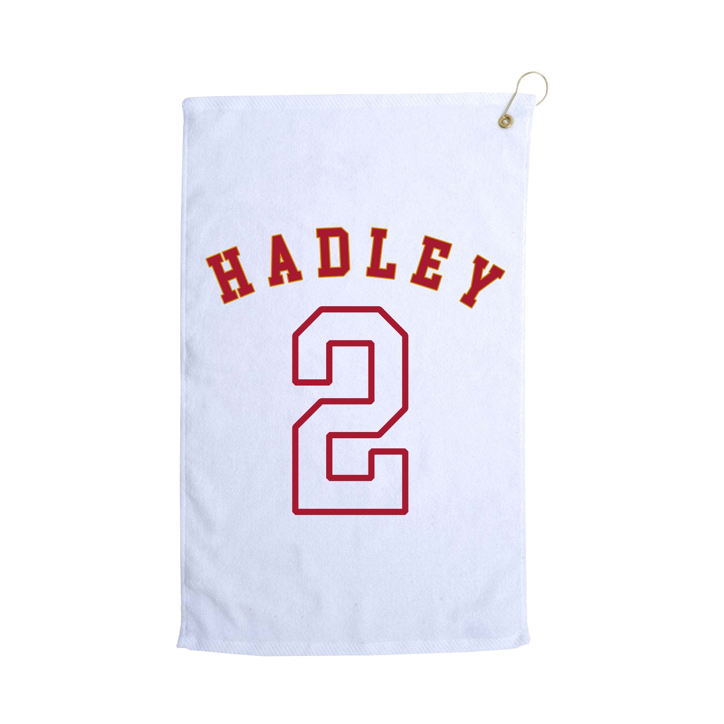 Golf Towel — Shirsey Arch in White