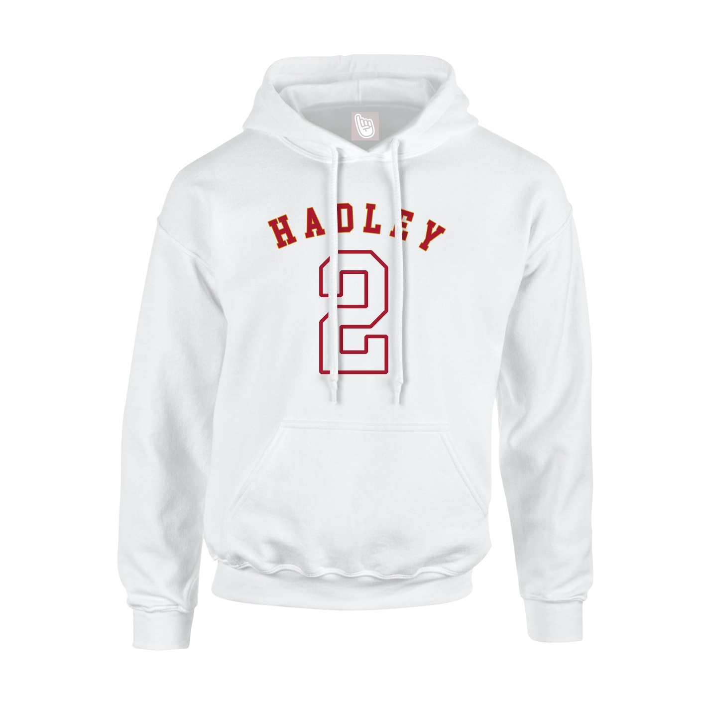 Youth Hoodie — Shirsey Arch in White