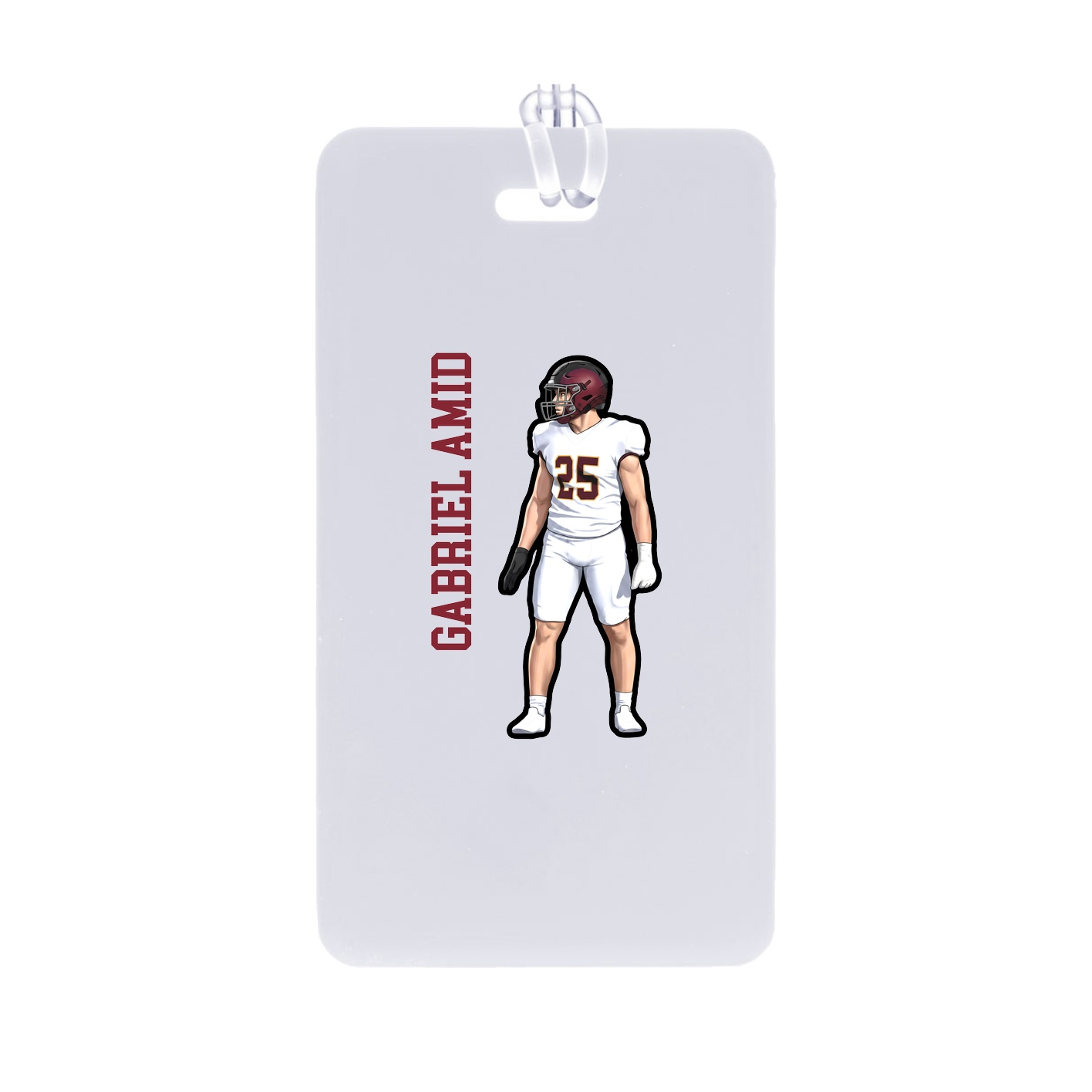 Bag Tag — Name Vertical in Classic