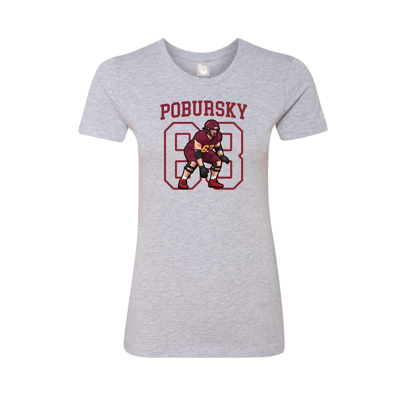 Fitted Women's Tee — Shirsey in Grey