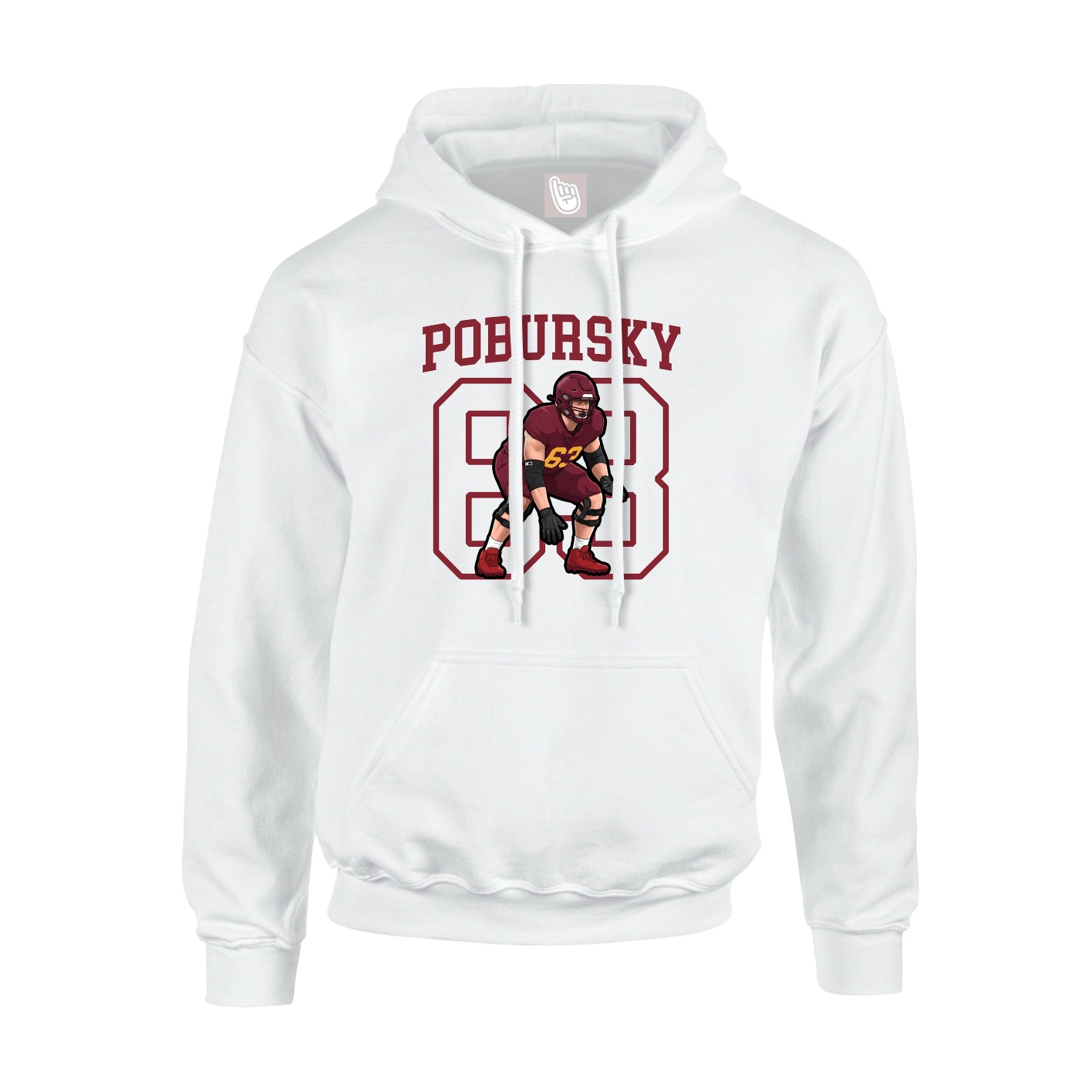 Hoodie — Shirsey in White