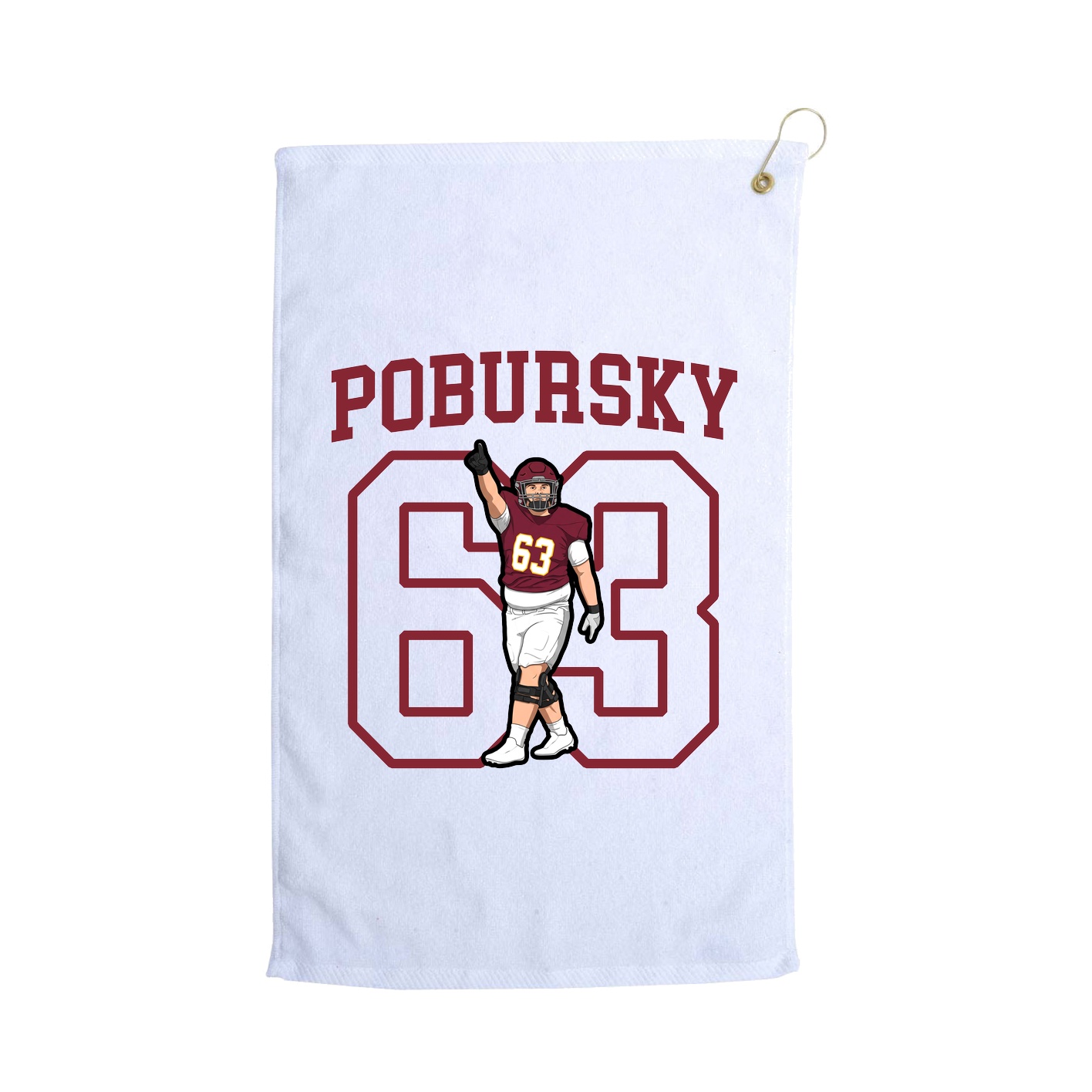 Golf Towel — Shirsey in White