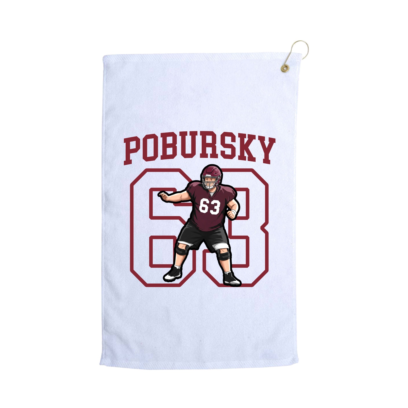 Golf Towel — Shirsey in White