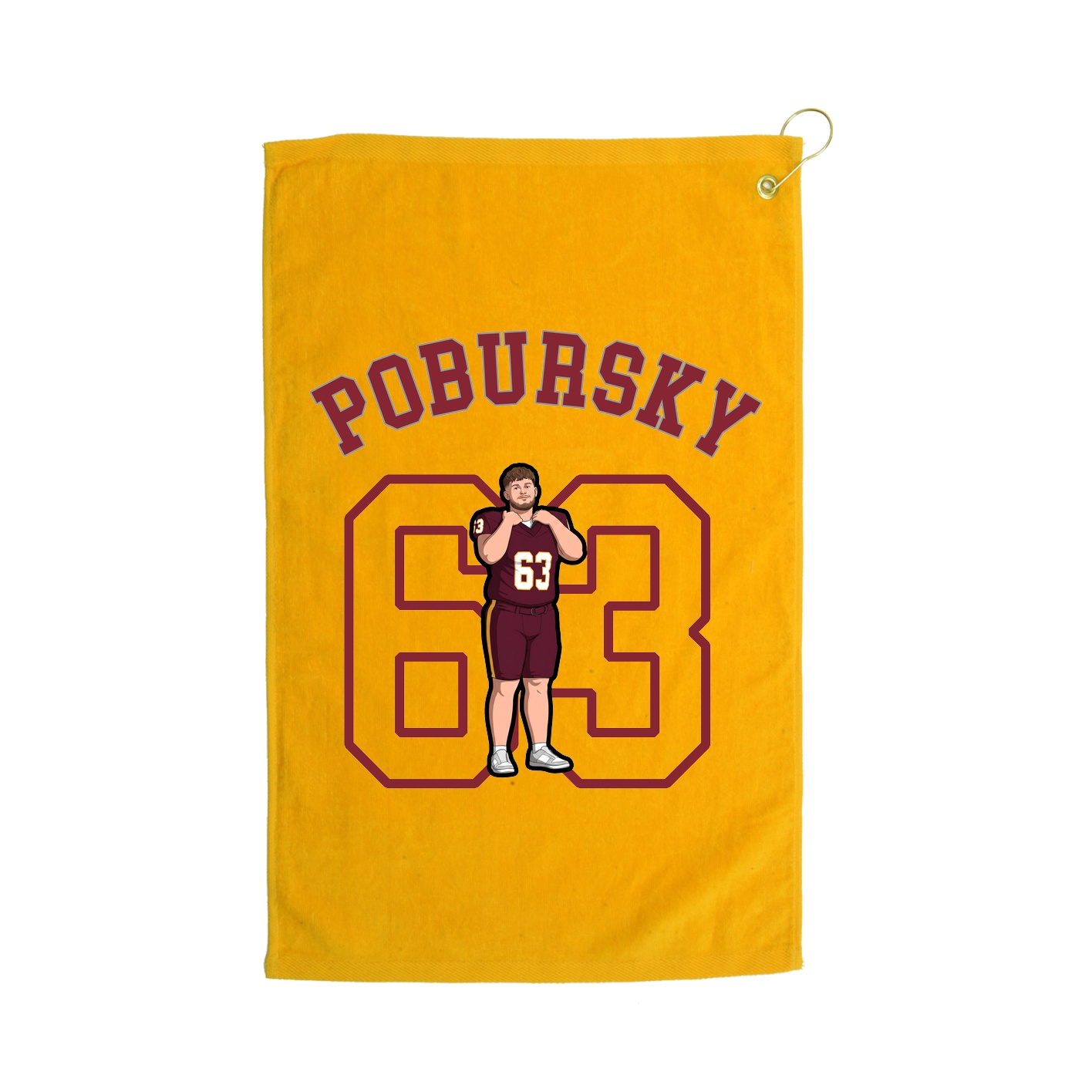 Golf Towel — Shirsey Arch in Gold