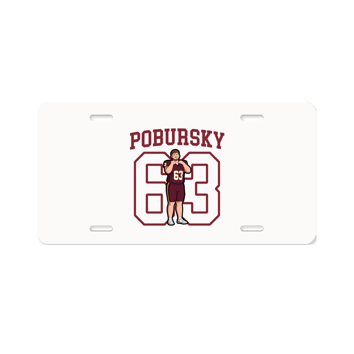 License Plate — Shirsey in Classic