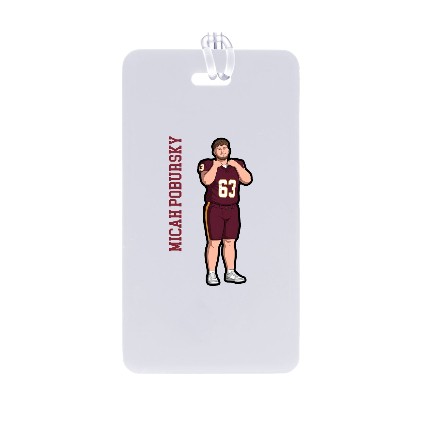 Bag Tag — Name Vertical in Classic