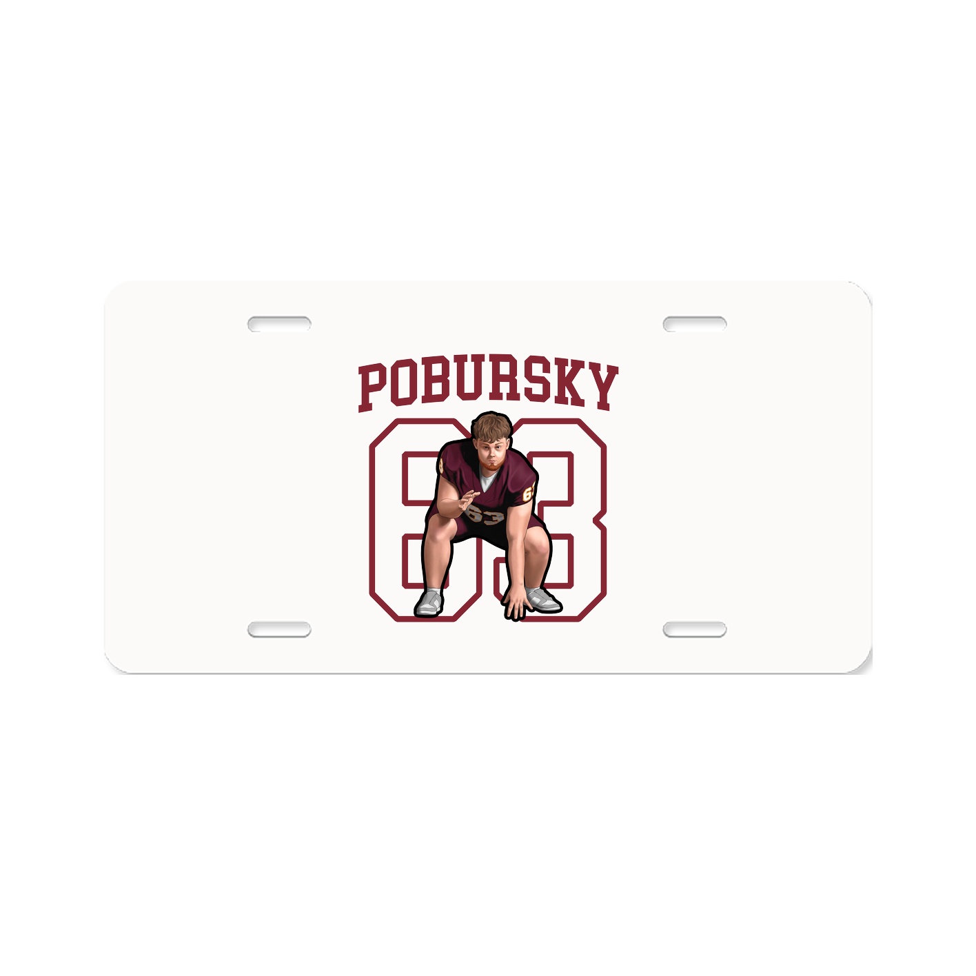 License Plate — Shirsey in Classic