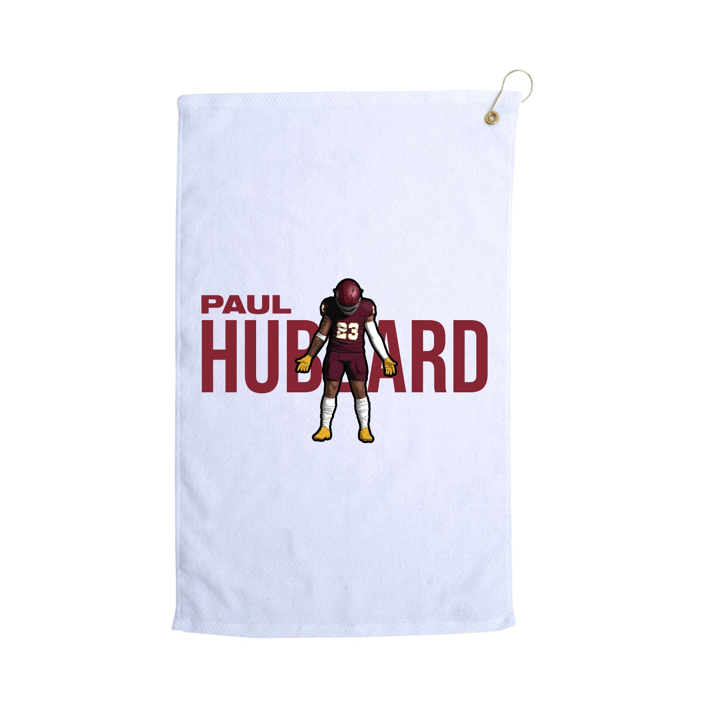 Golf Towel — Player Name in White