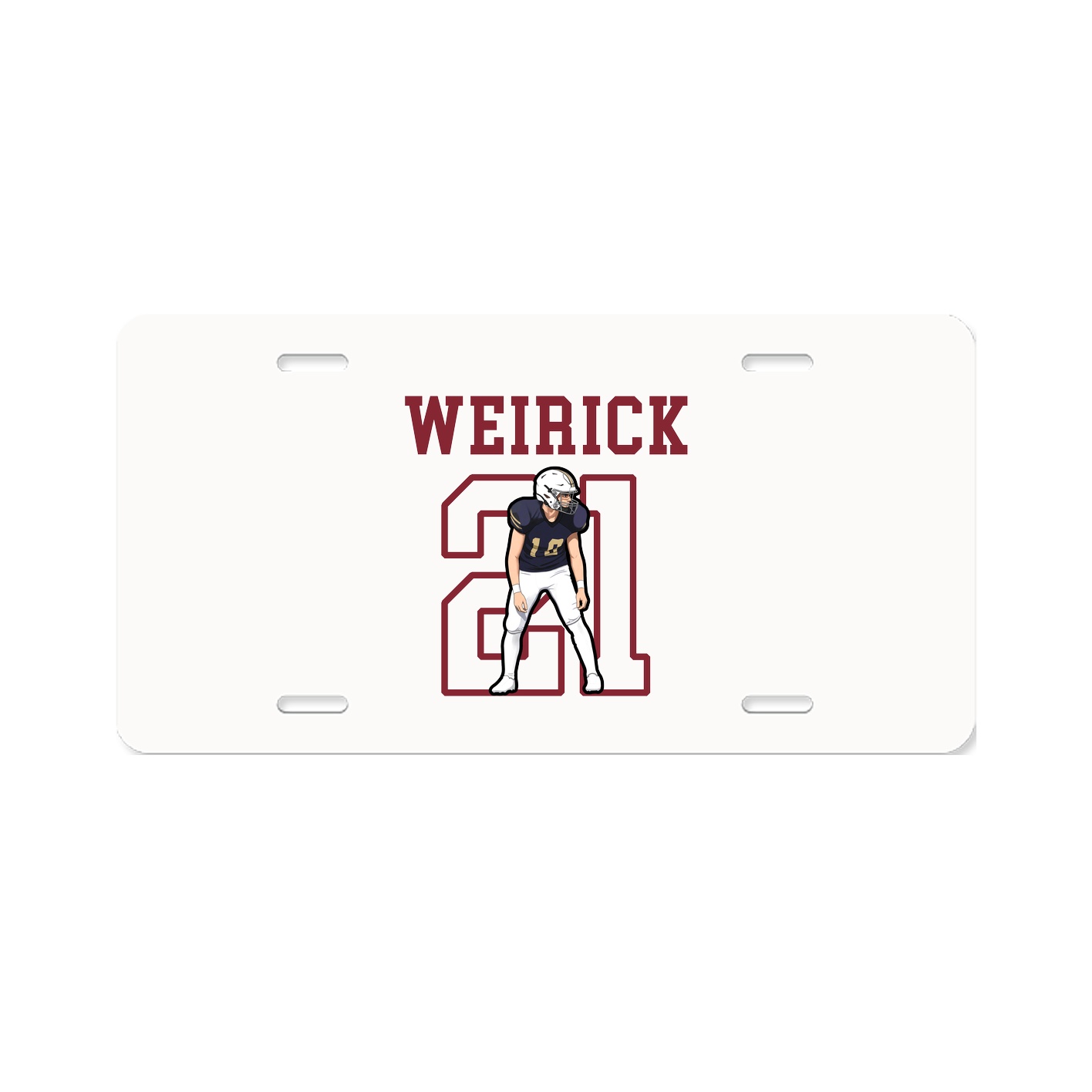 License Plate — Shirsey in Classic