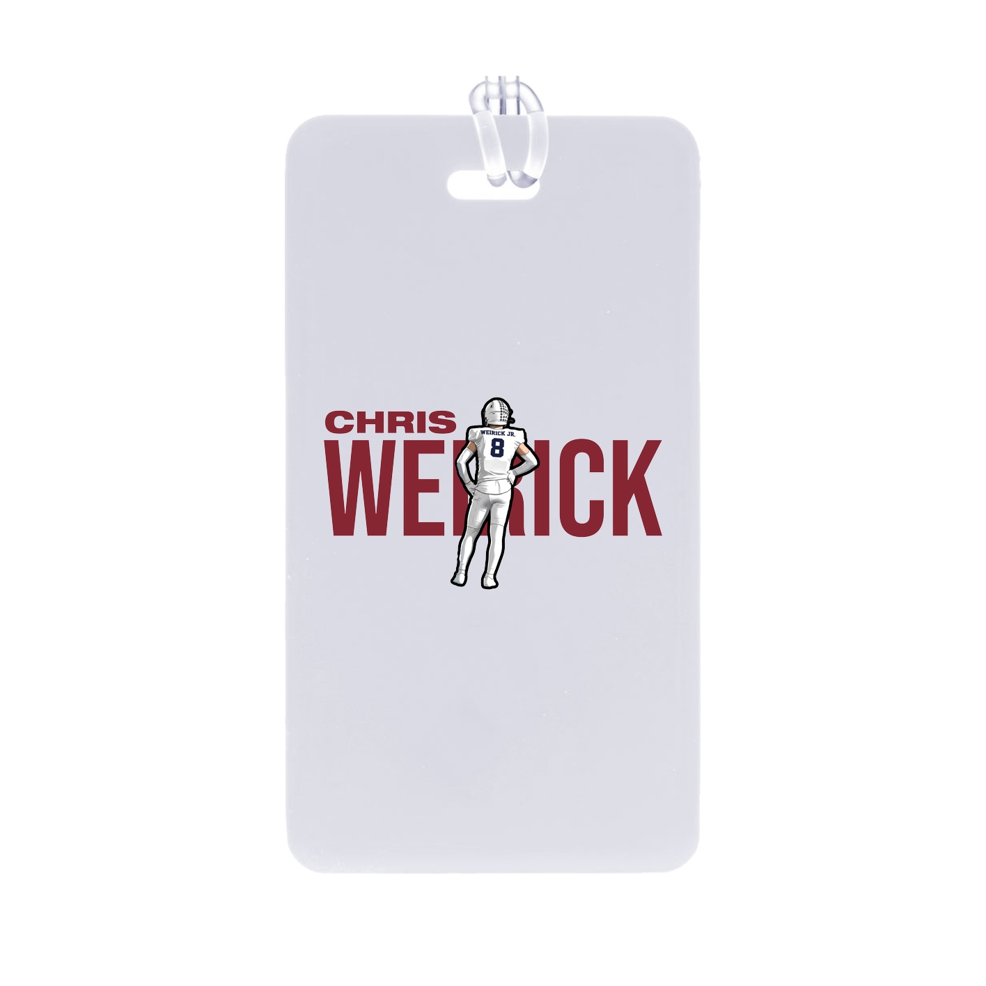 Bag Tag — Player Name in Classic