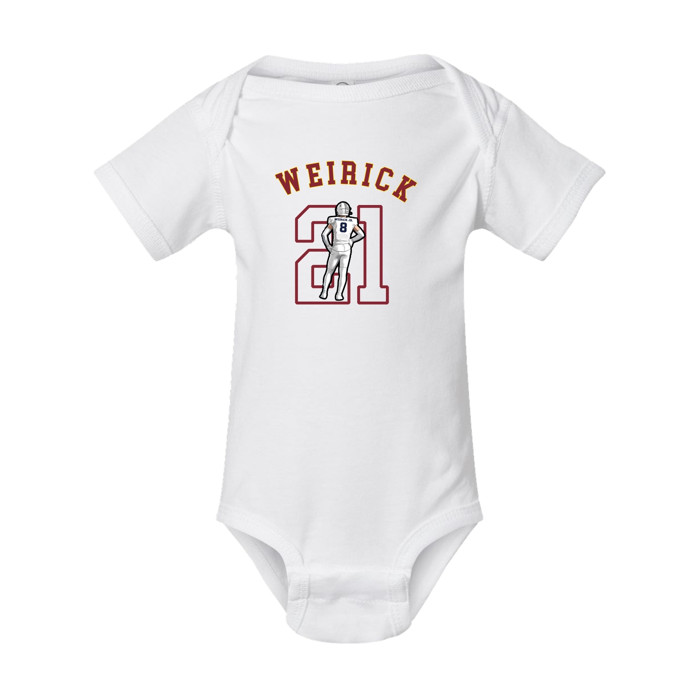 Baby Onesie — Shirsey Arch in White