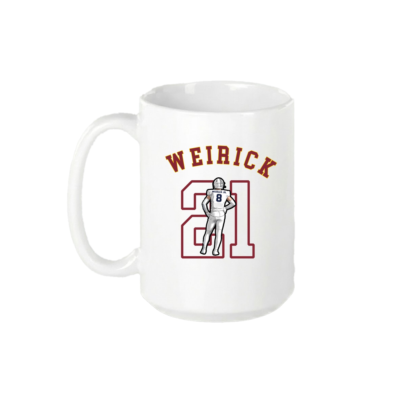 15oz Coffee Mug — Shirsey Arch in White