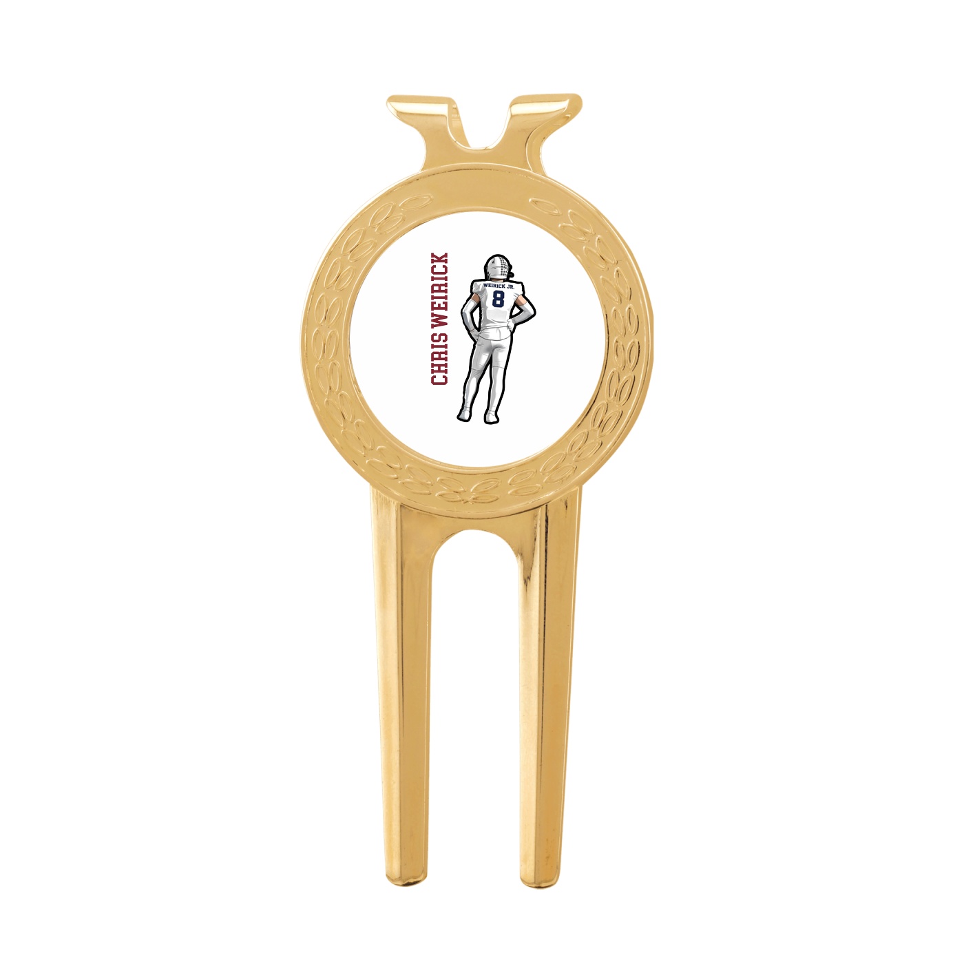 Divot Tool with Ball Marker — Name Vertical in Classic