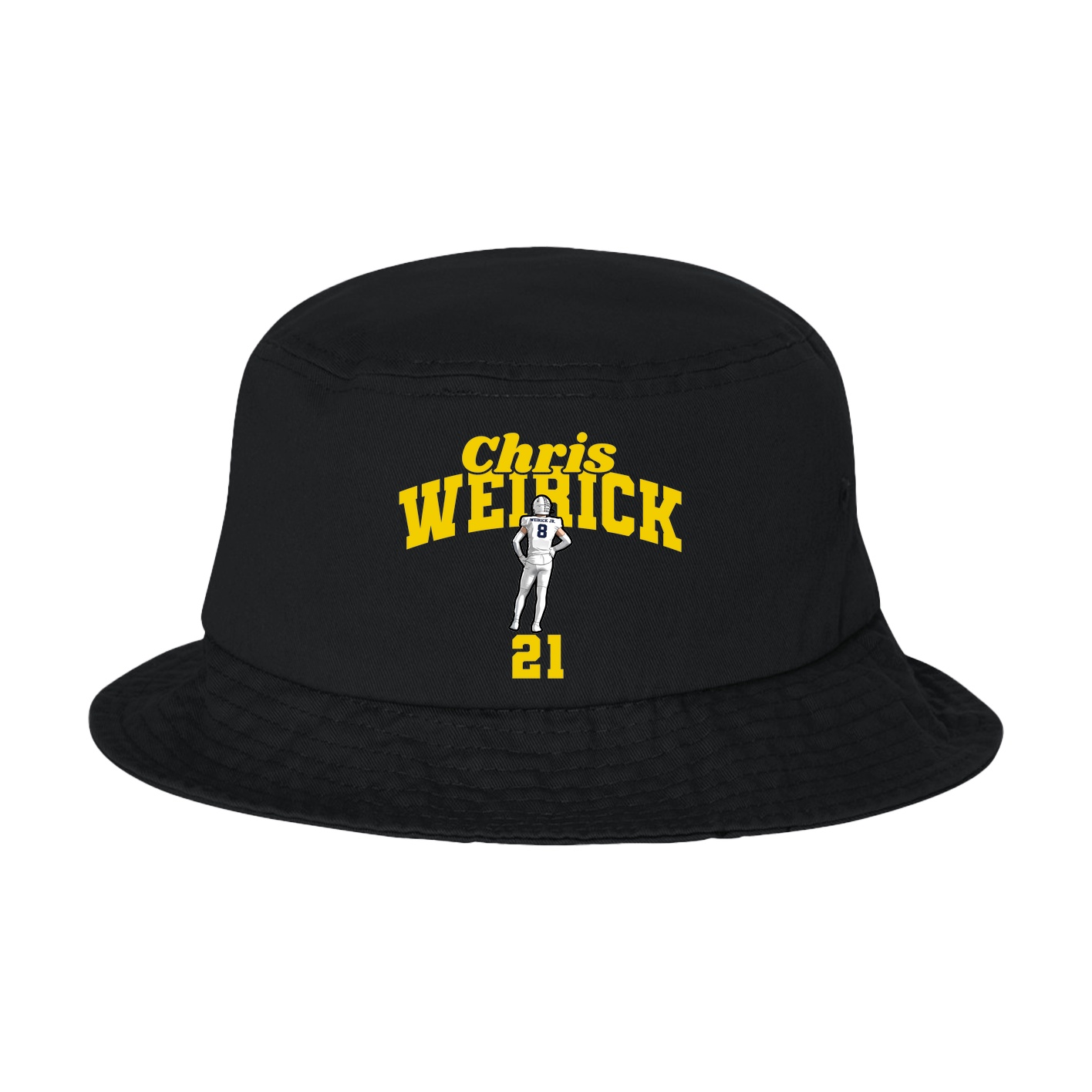 Bucket Cap — Signature Arch in Black