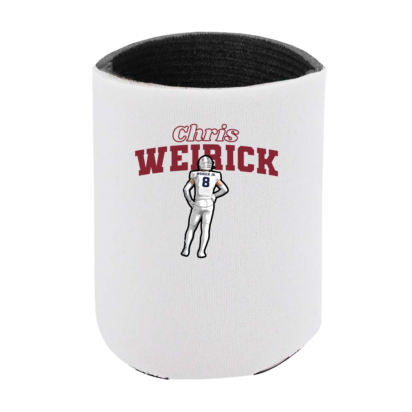 Can Holder — Name Arch in White