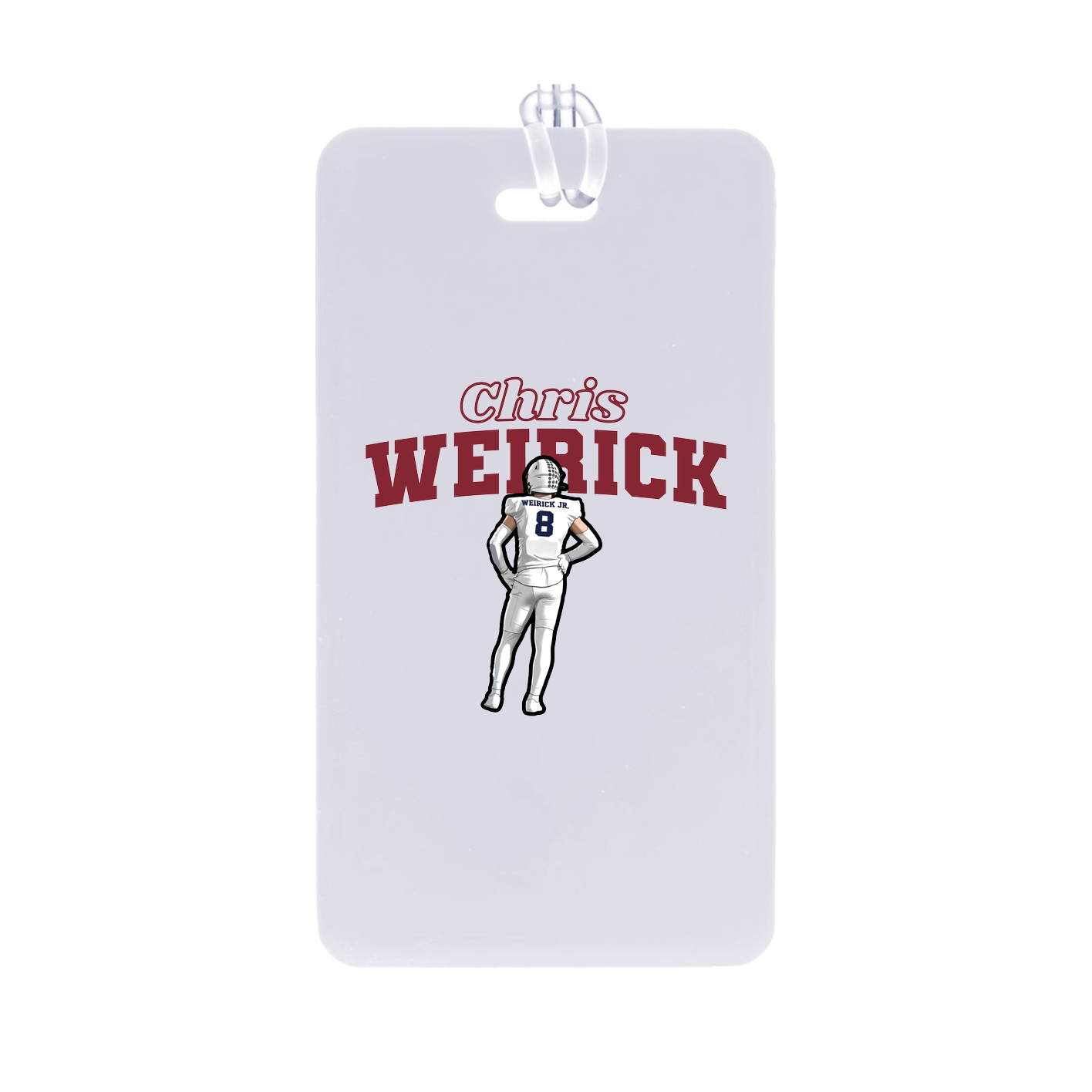 Bag Tag — Name Arch in Classic