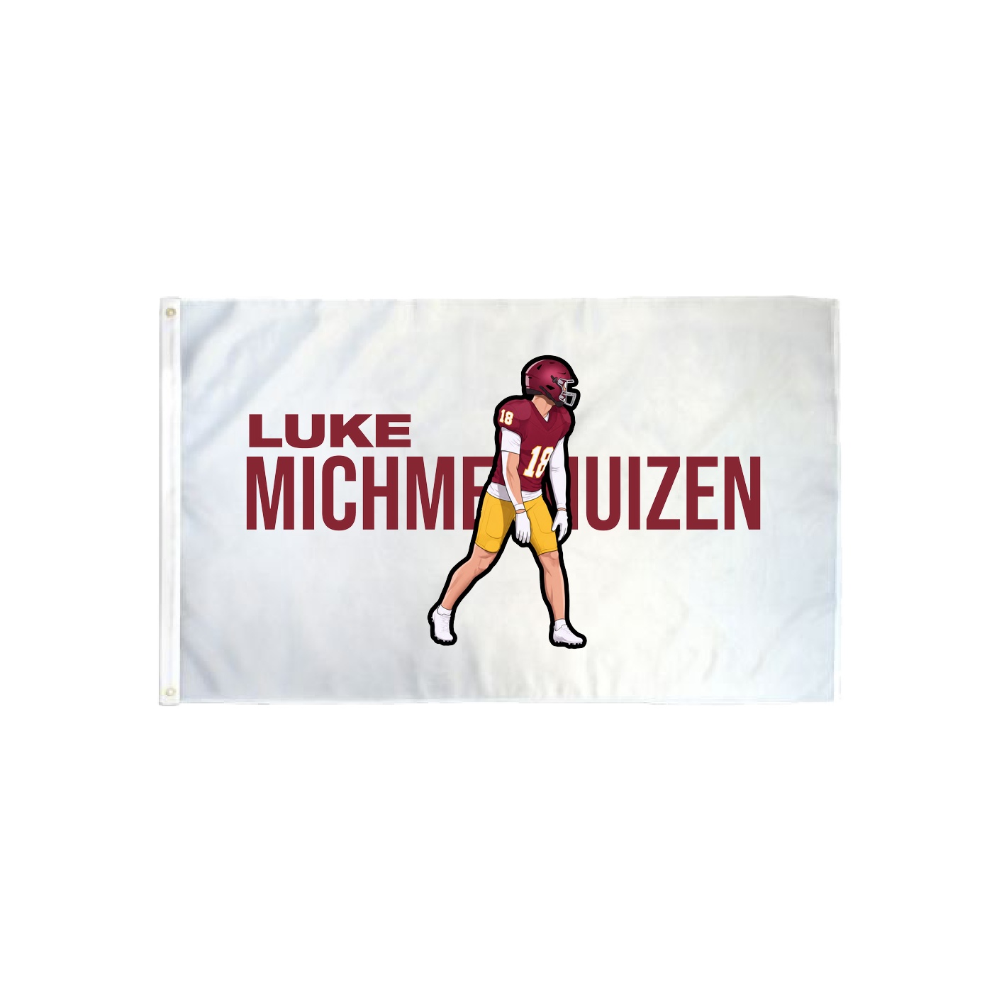 3x5 Flag — Player Name in Classic